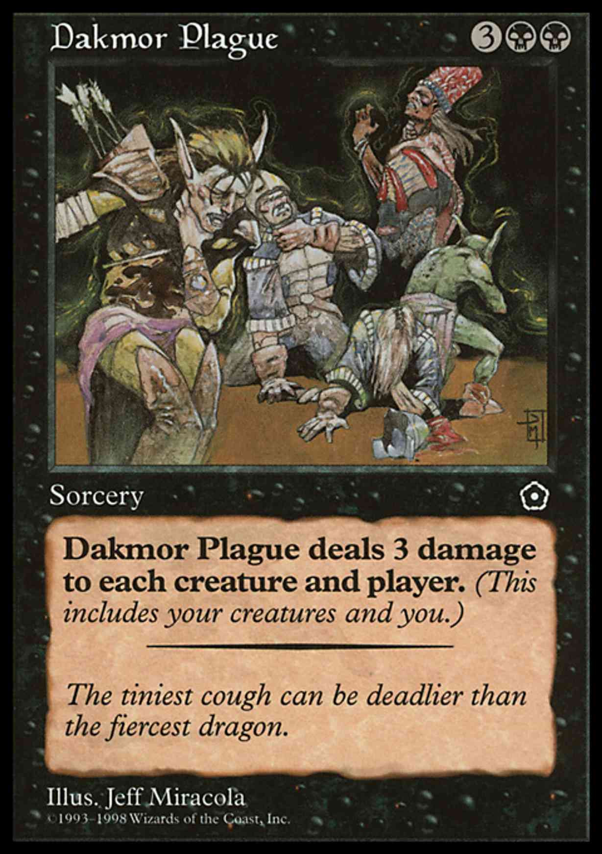 Dakmor Plague magic card front