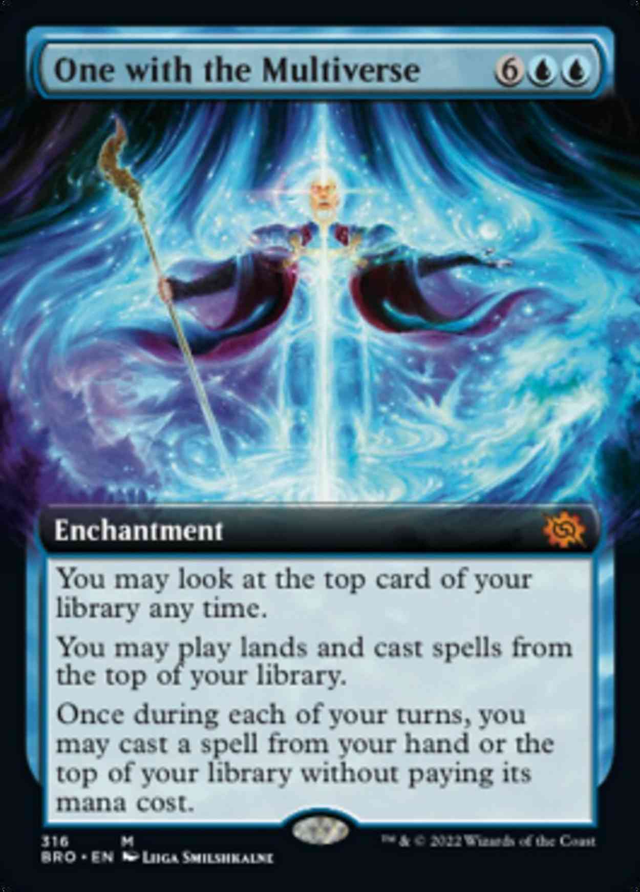 One with the Multiverse (Extended Art) magic card front