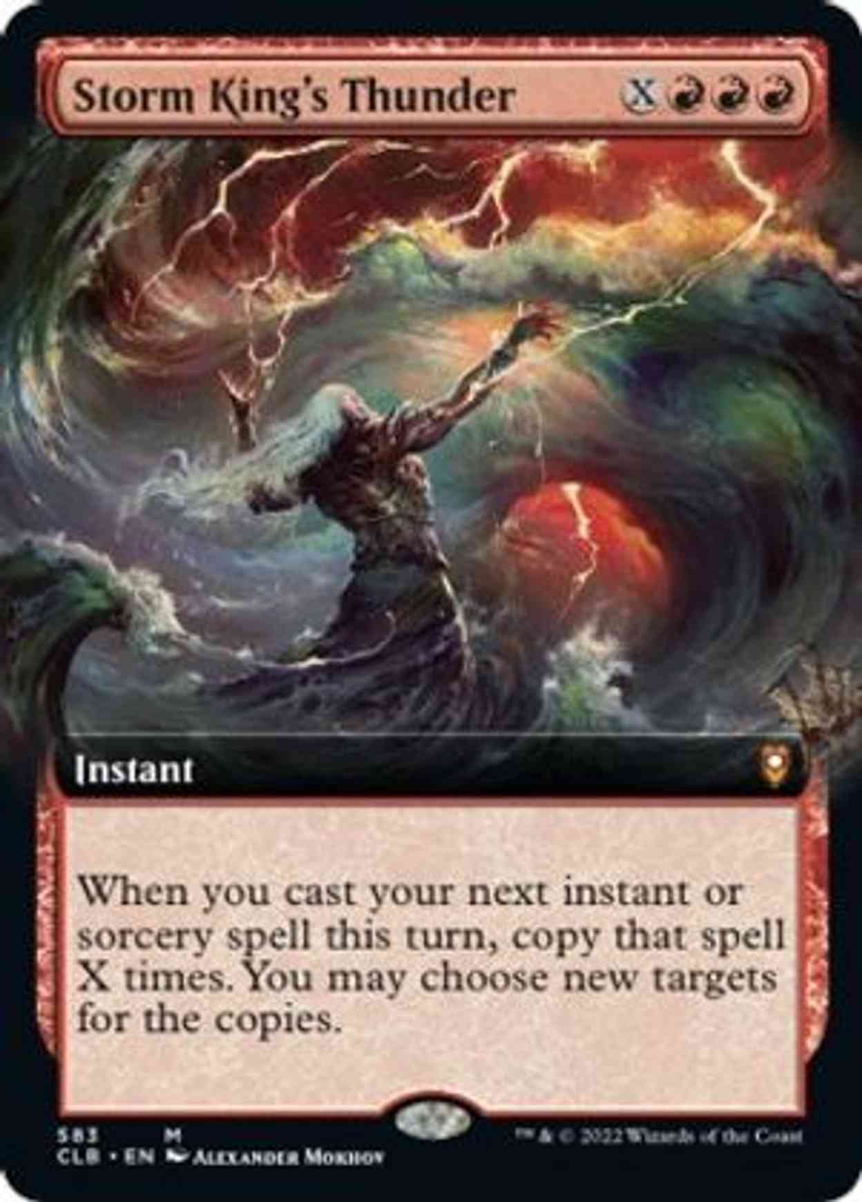 Storm King's Thunder (Extended Art) magic card front