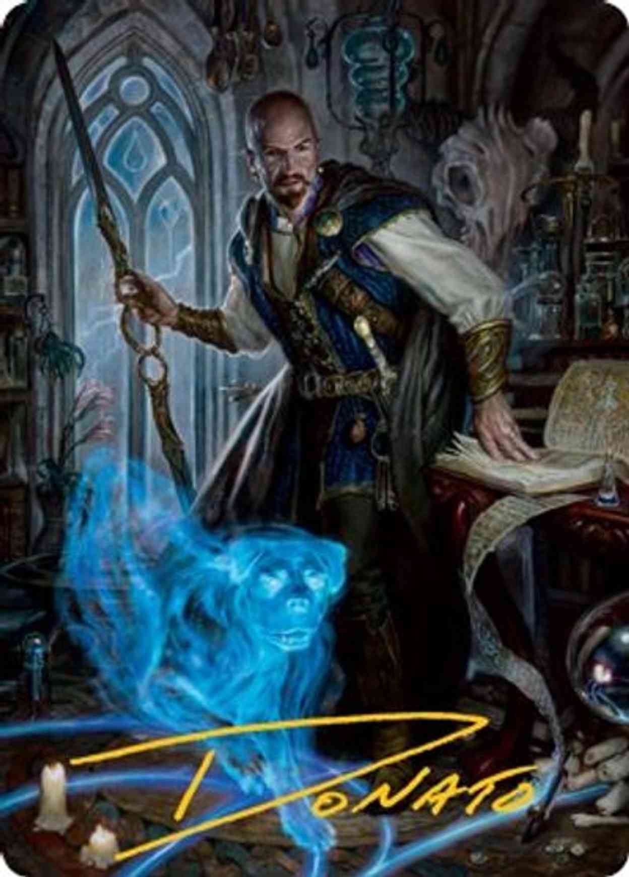 Mordenkainen Art Card (Gold-Stamped Signature) magic card front