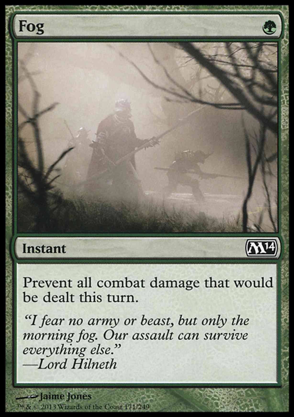 Fog magic card front