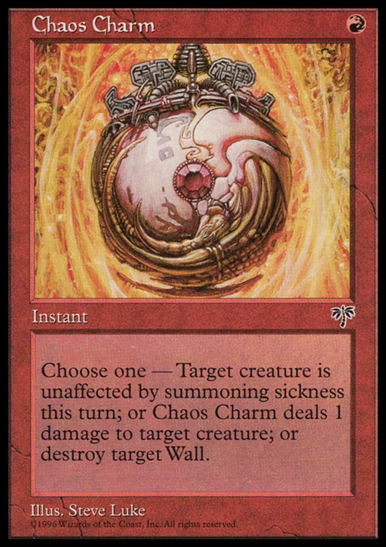 Chaos Charm magic card front