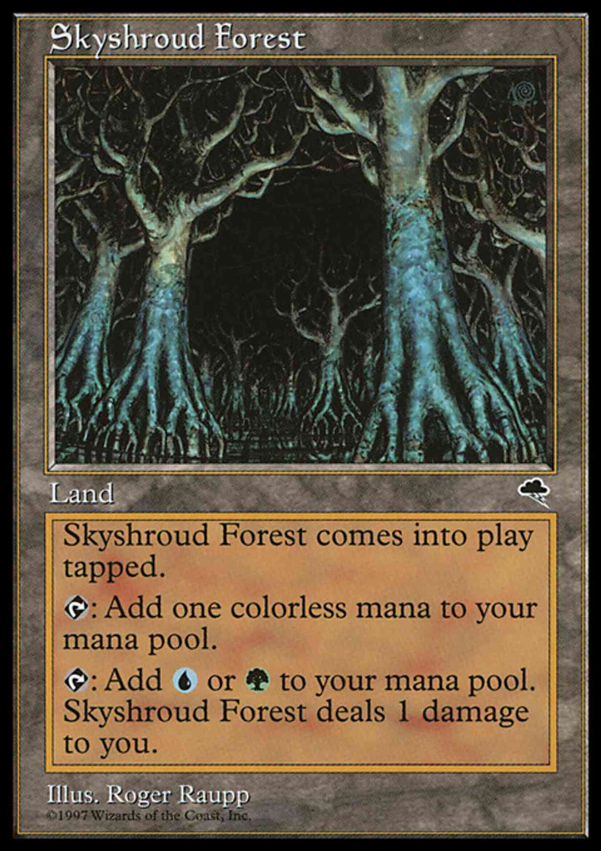 Skyshroud Forest magic card front