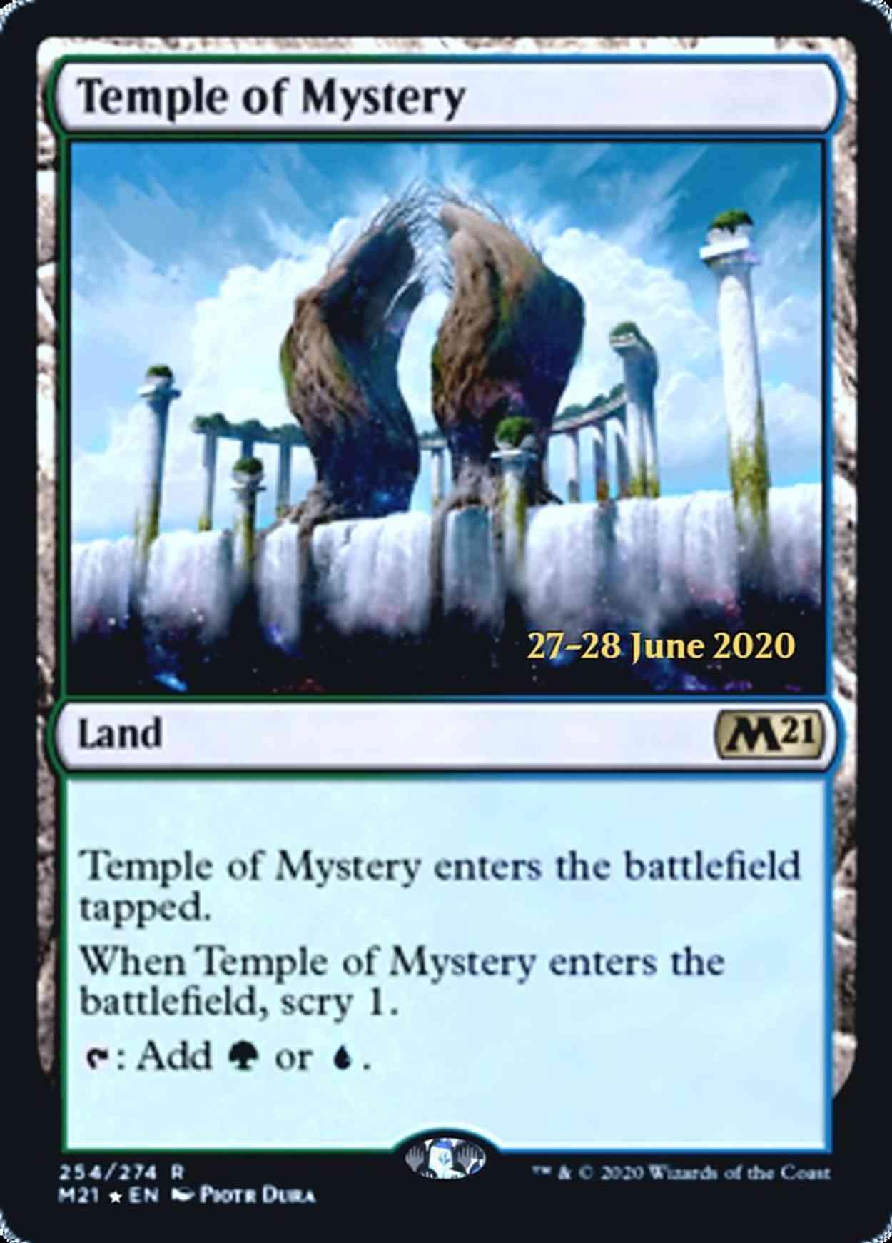 Temple of Mystery (M21) magic card front