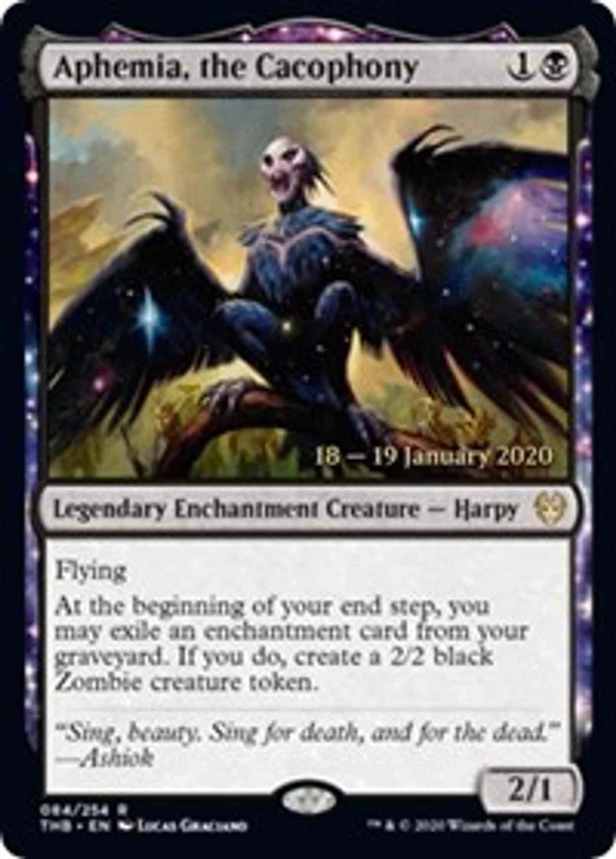 Aphemia, the Cacophony magic card front