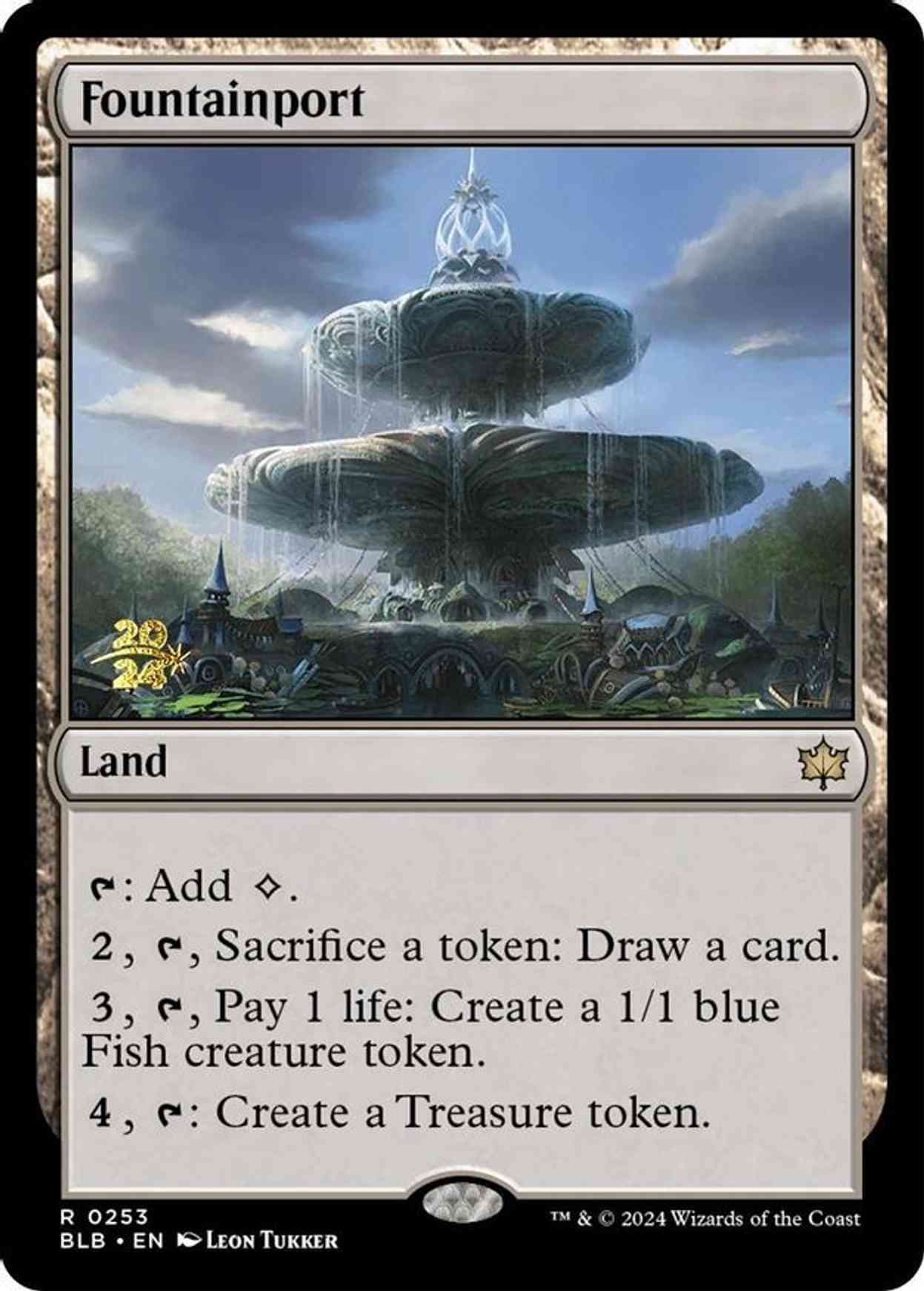 Fountainport magic card front