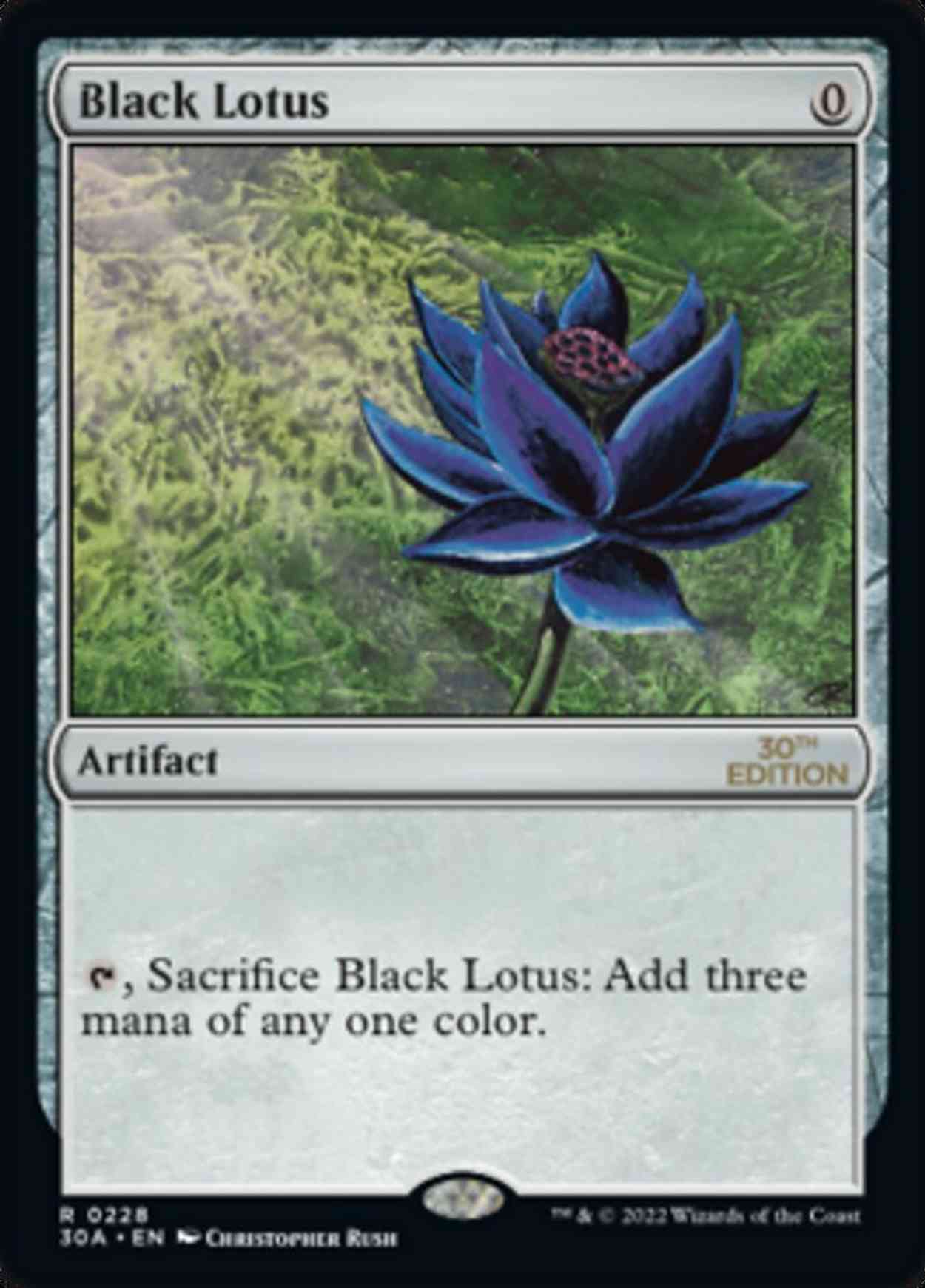 Black Lotus magic card front