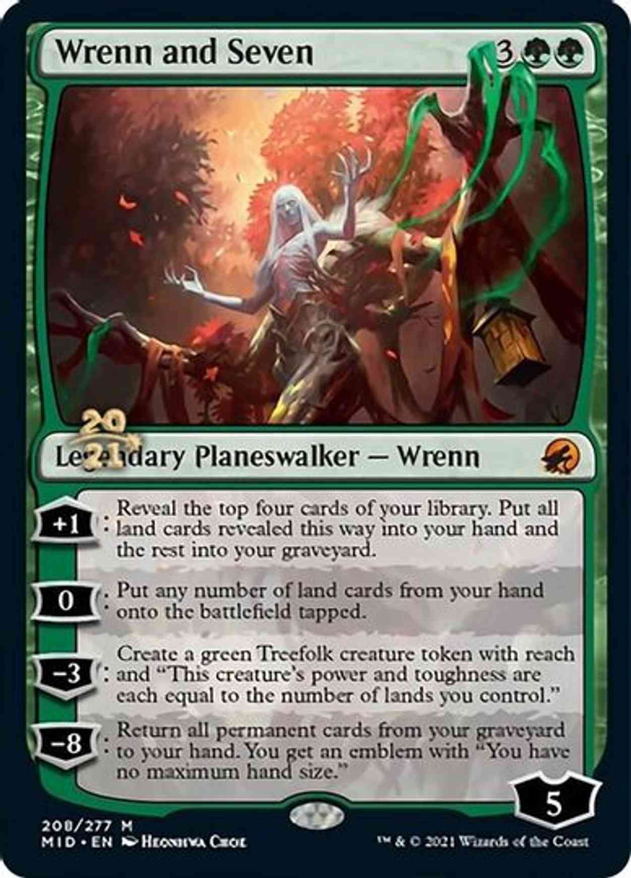 Wrenn and Seven magic card front