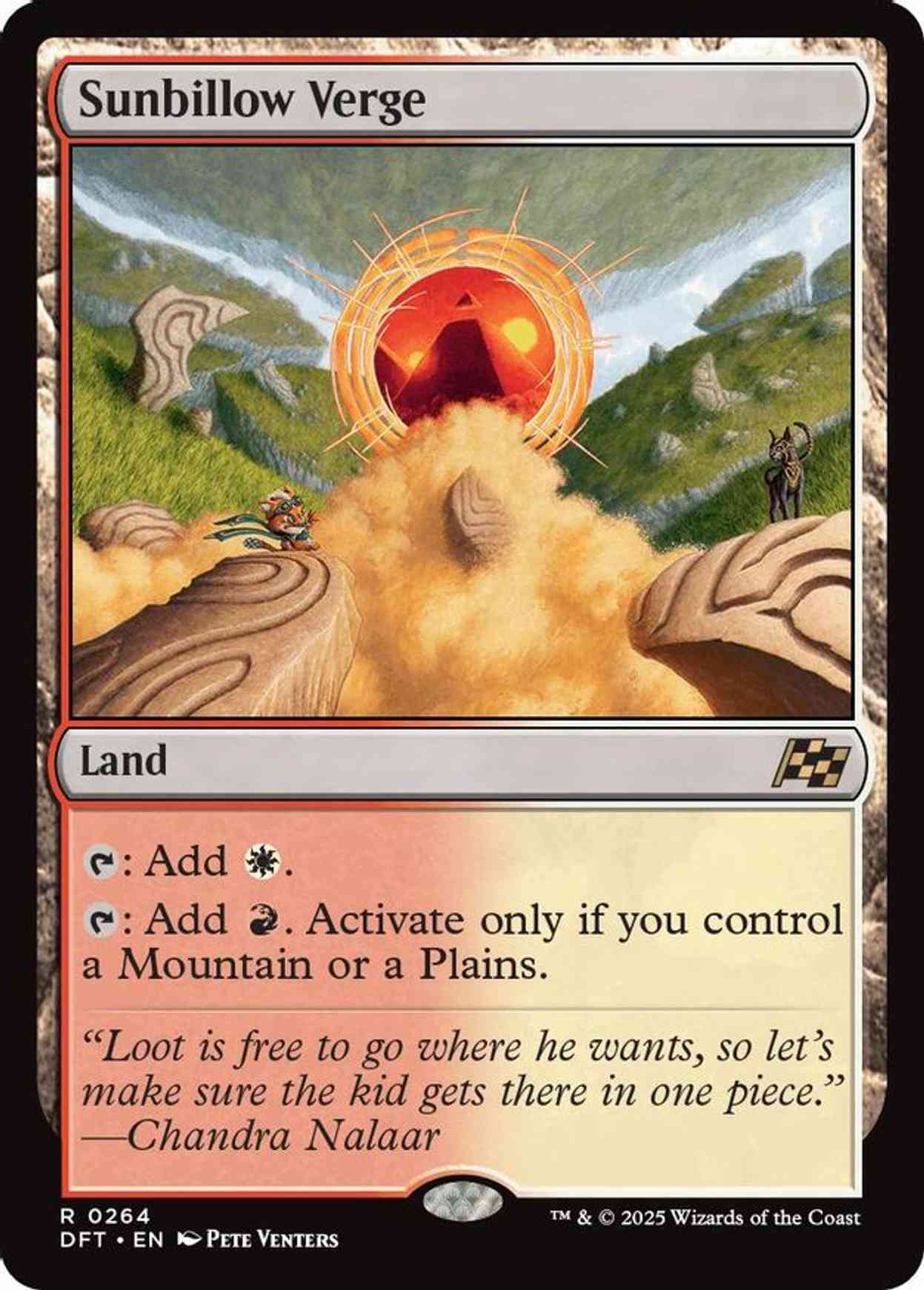 Sunbillow Verge magic card front