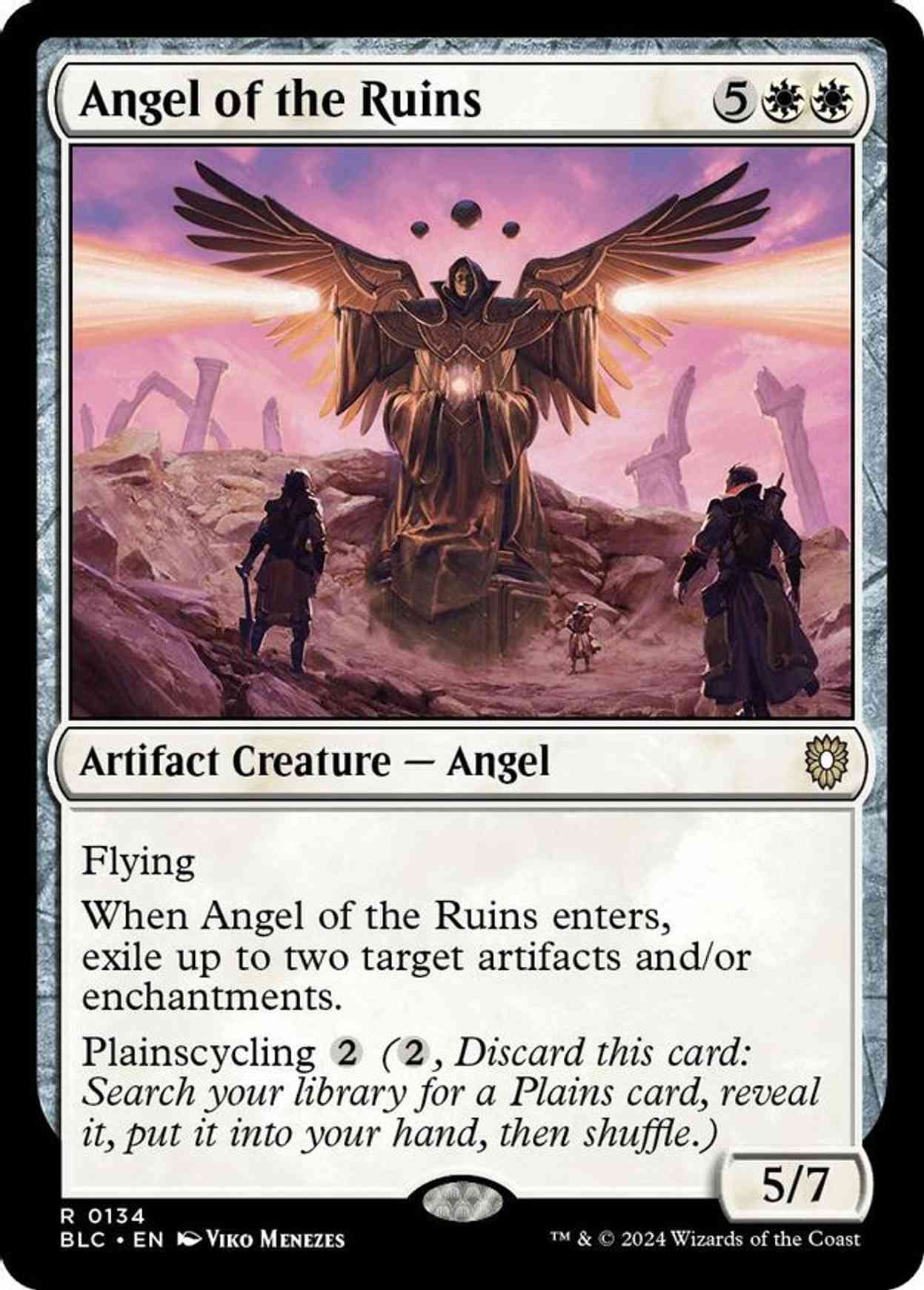 Angel of the Ruins magic card front