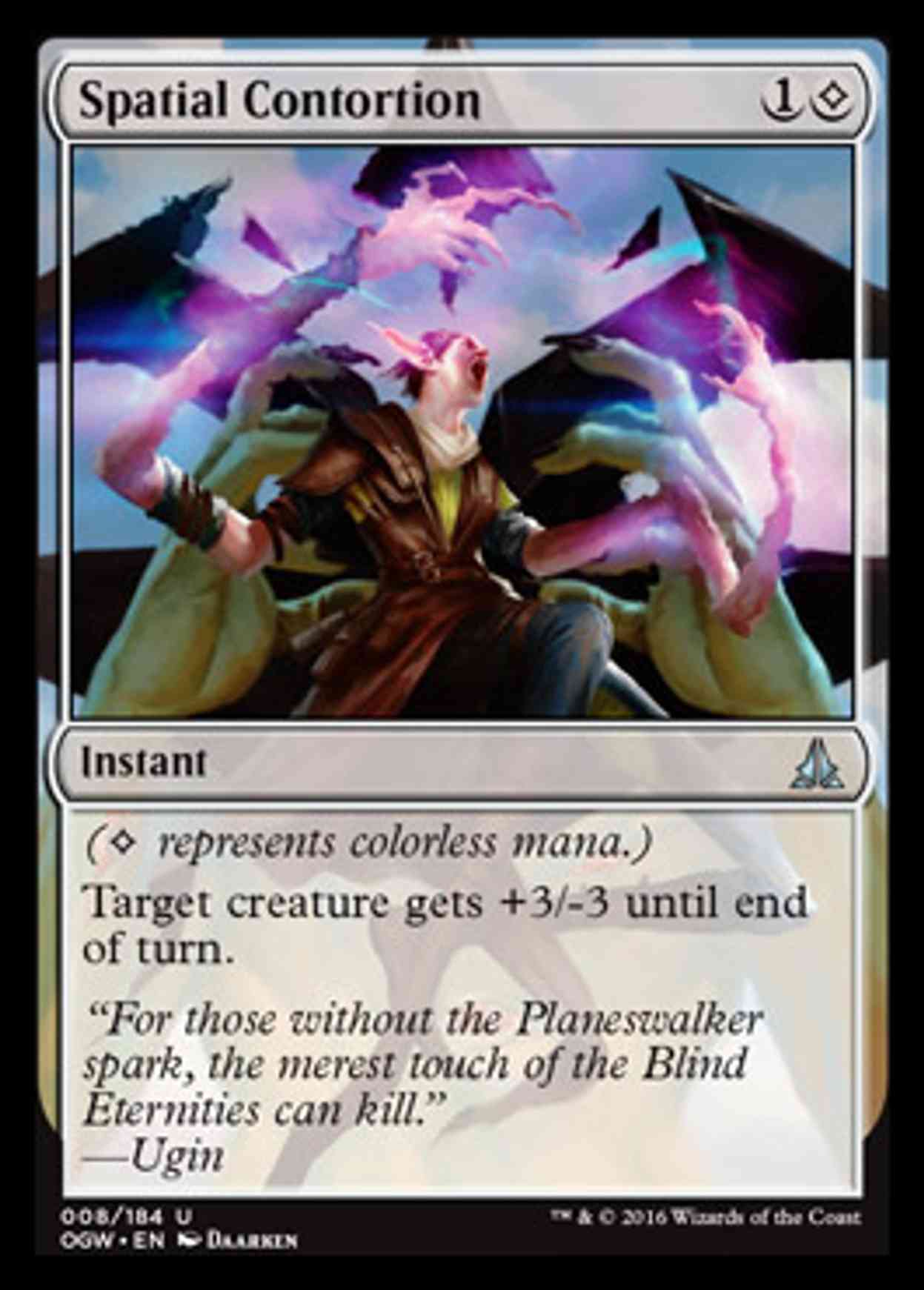 Spatial Contortion magic card front
