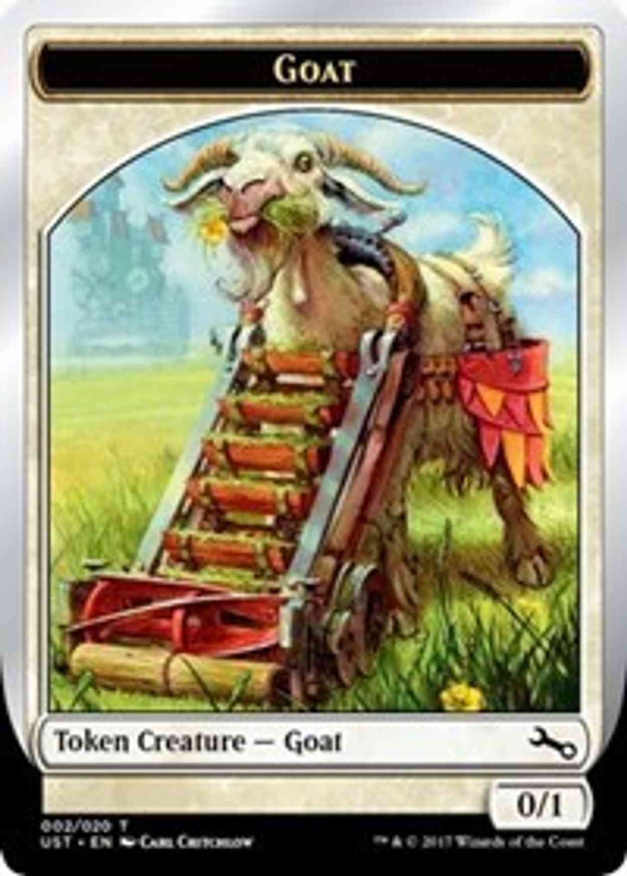 Goat Token magic card front