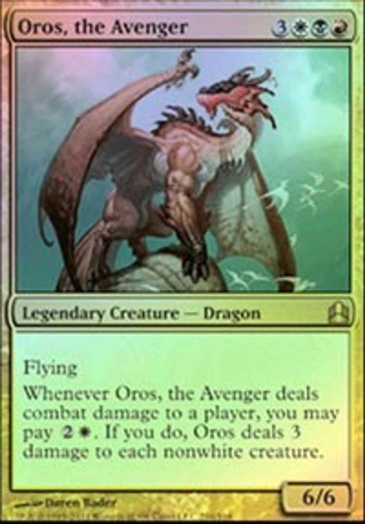 Oros, the Avenger (Oversized) magic card front