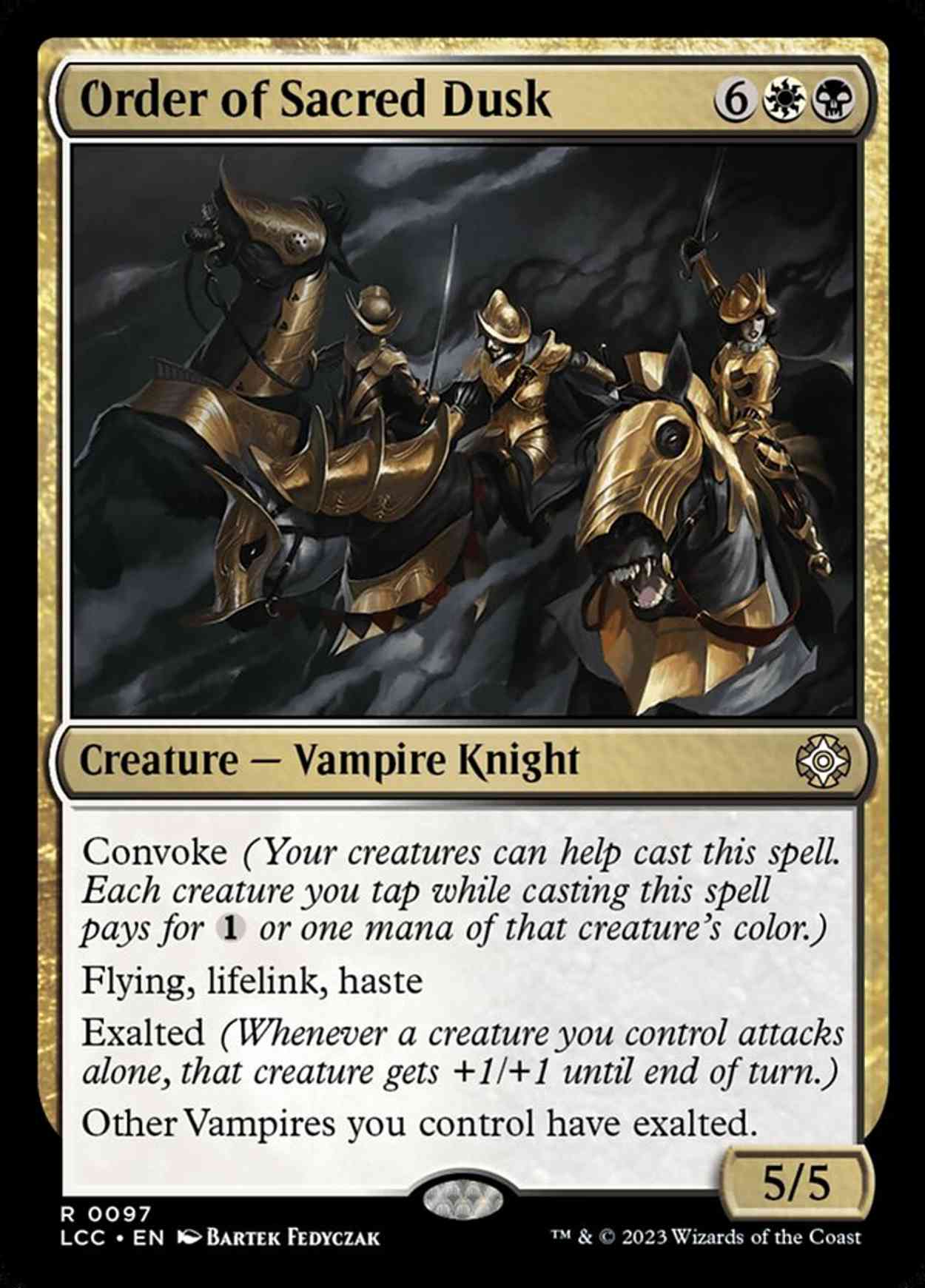 Order of Sacred Dusk magic card front