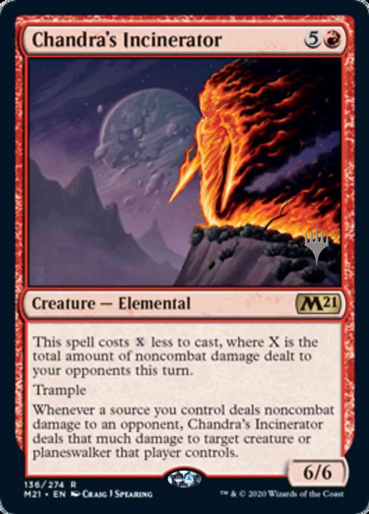 Chandra's Incinerator magic card front