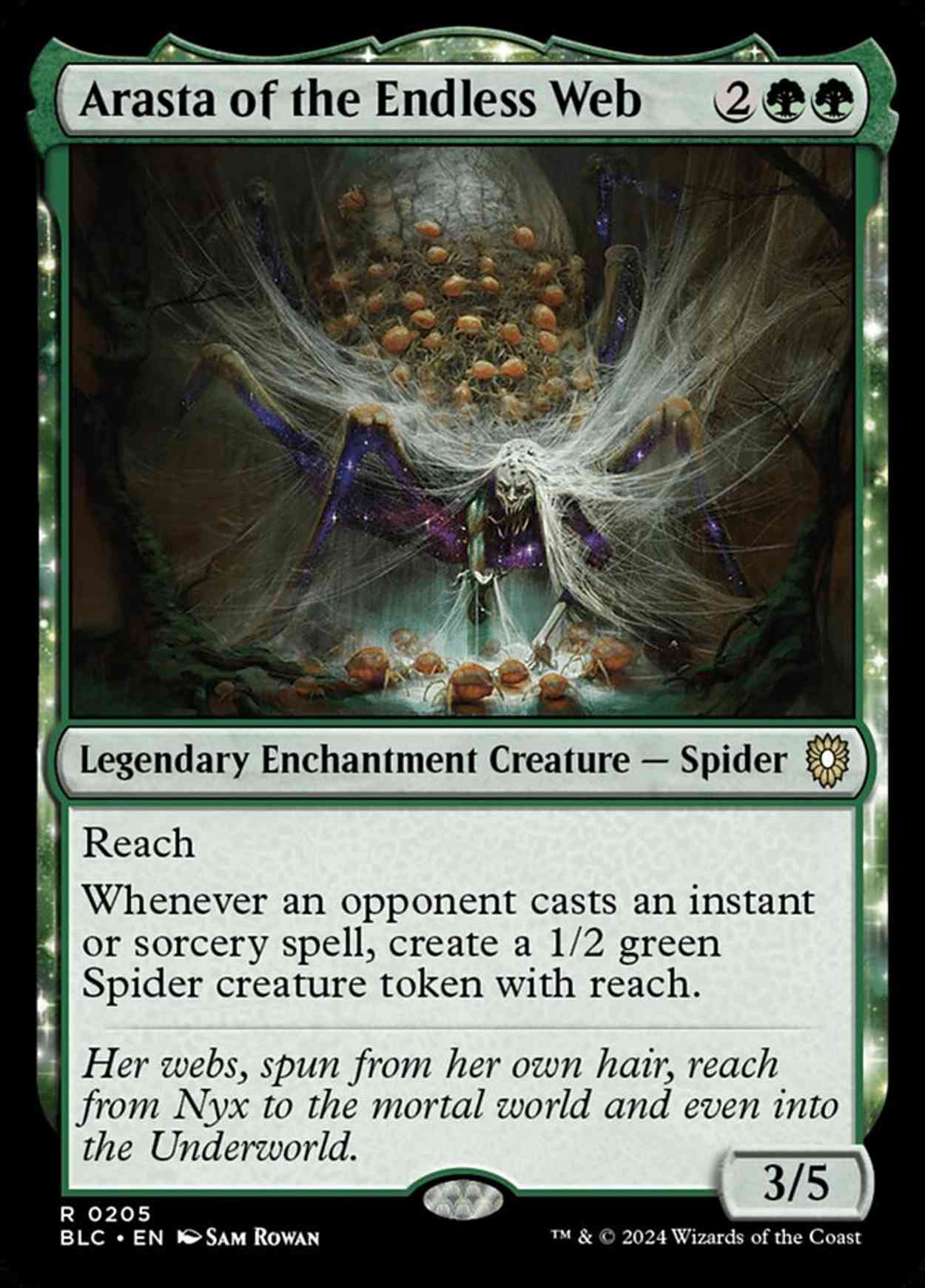 Arasta of the Endless Web magic card front