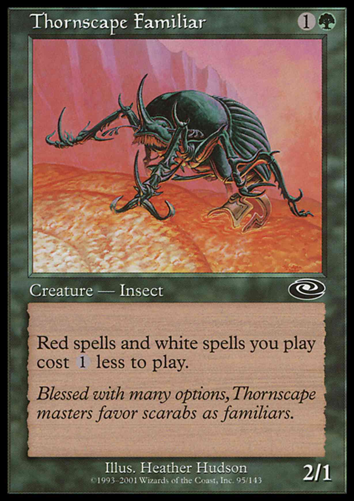 Thornscape Familiar magic card front
