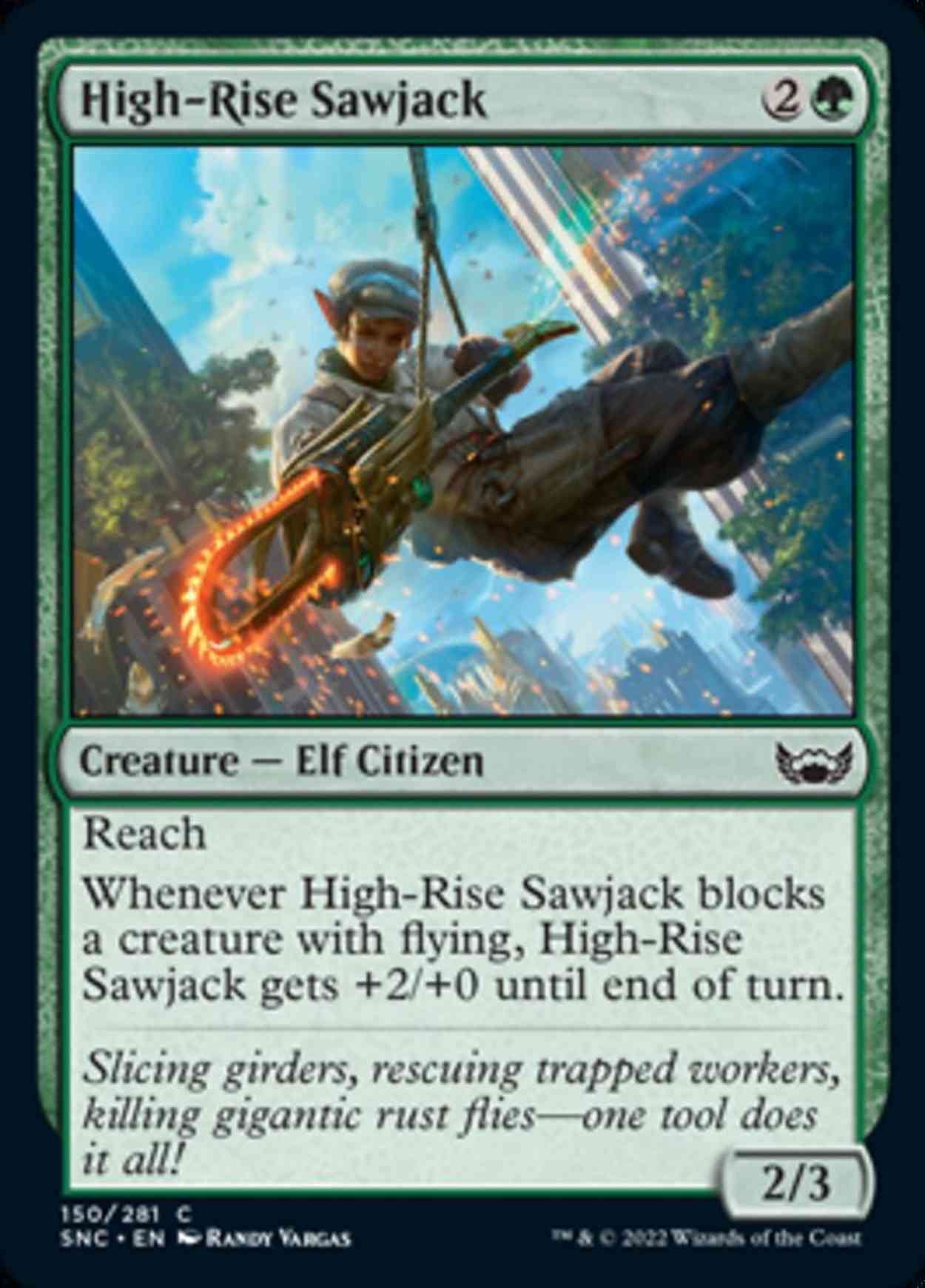 High-Rise Sawjack magic card front