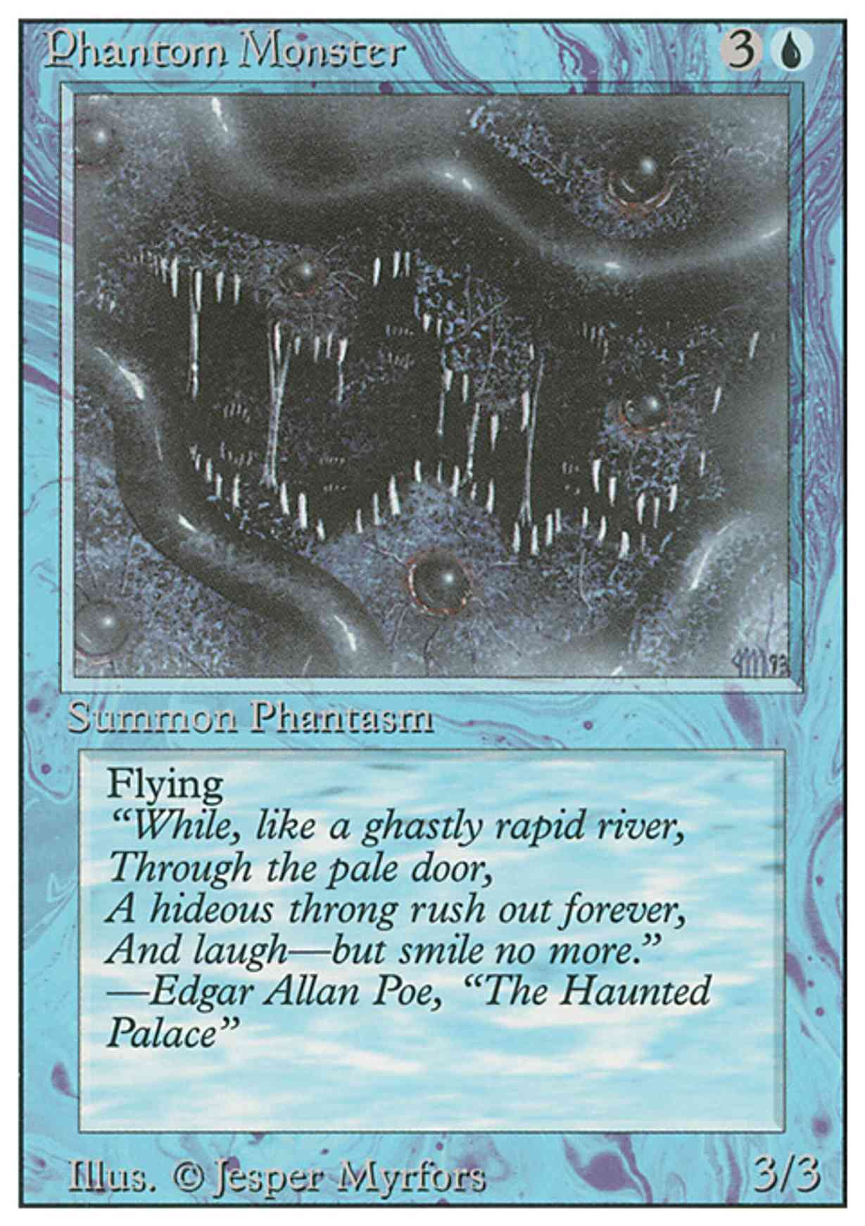 Phantom Monster magic card front