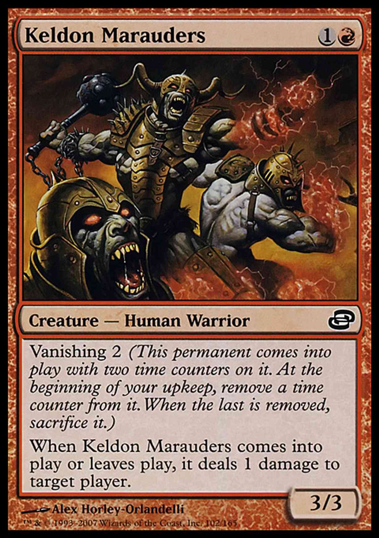 Keldon Marauders magic card front