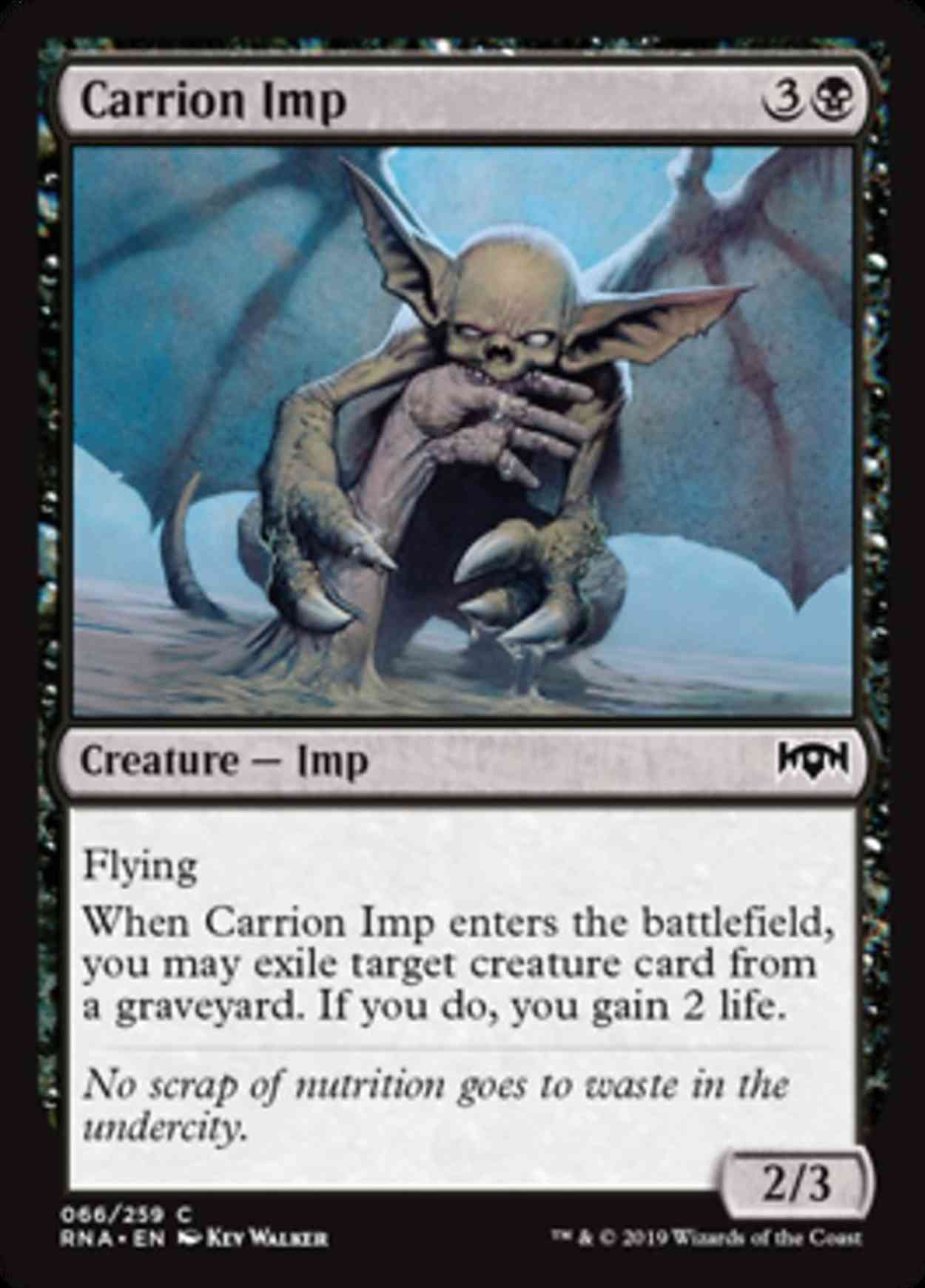 Carrion Imp magic card front