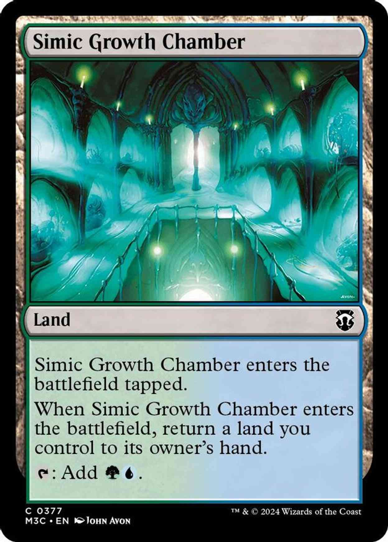 Simic Growth Chamber (Ripple Foil) magic card front