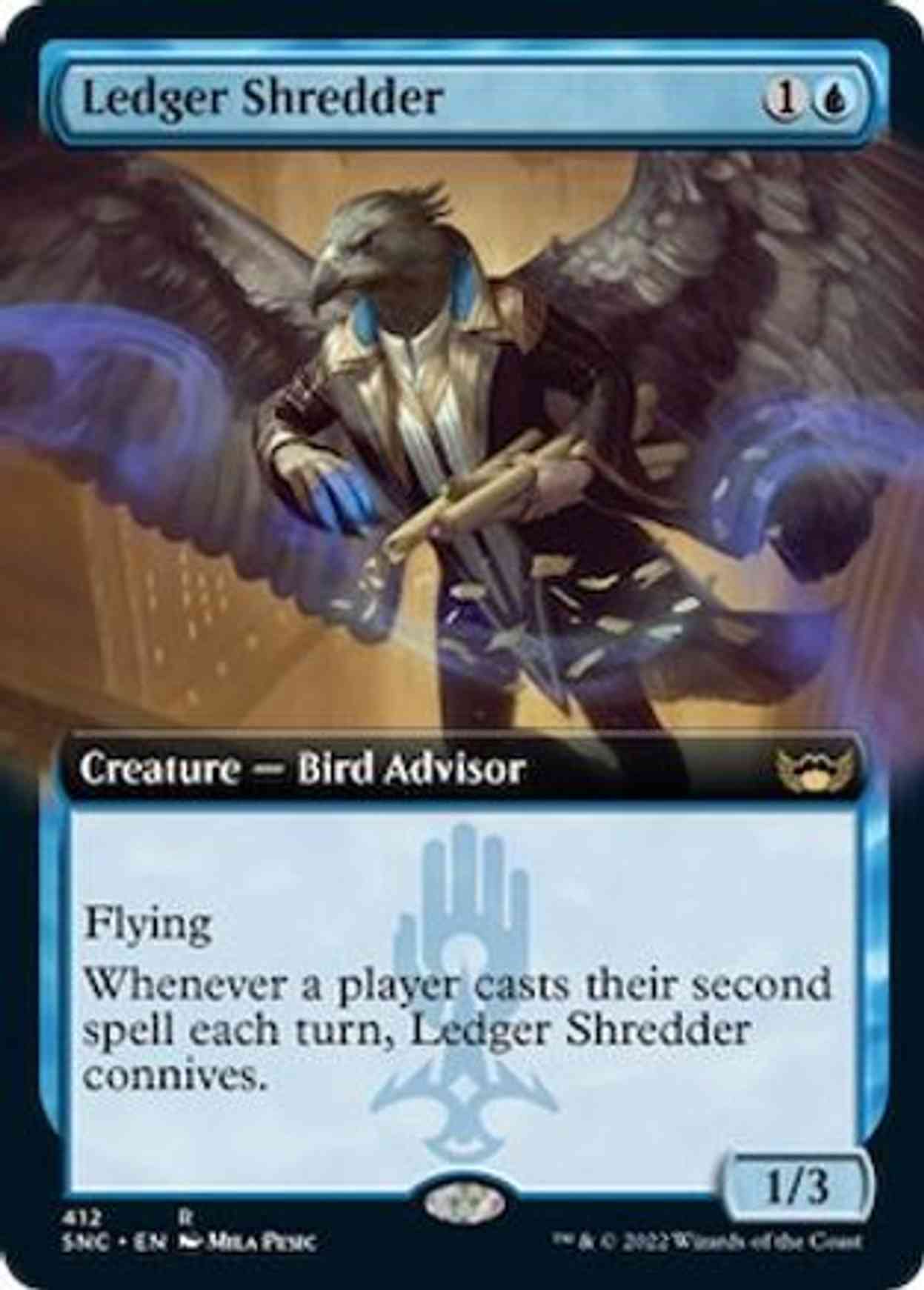 Ledger Shredder (Extended Art) magic card front