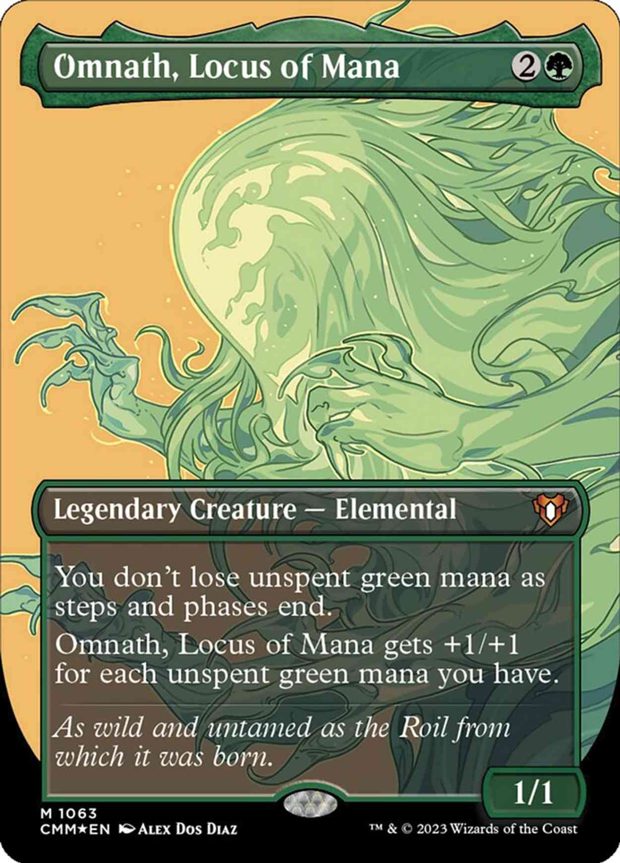 Omnath, Locus of Mana (Textured Foil) magic card front