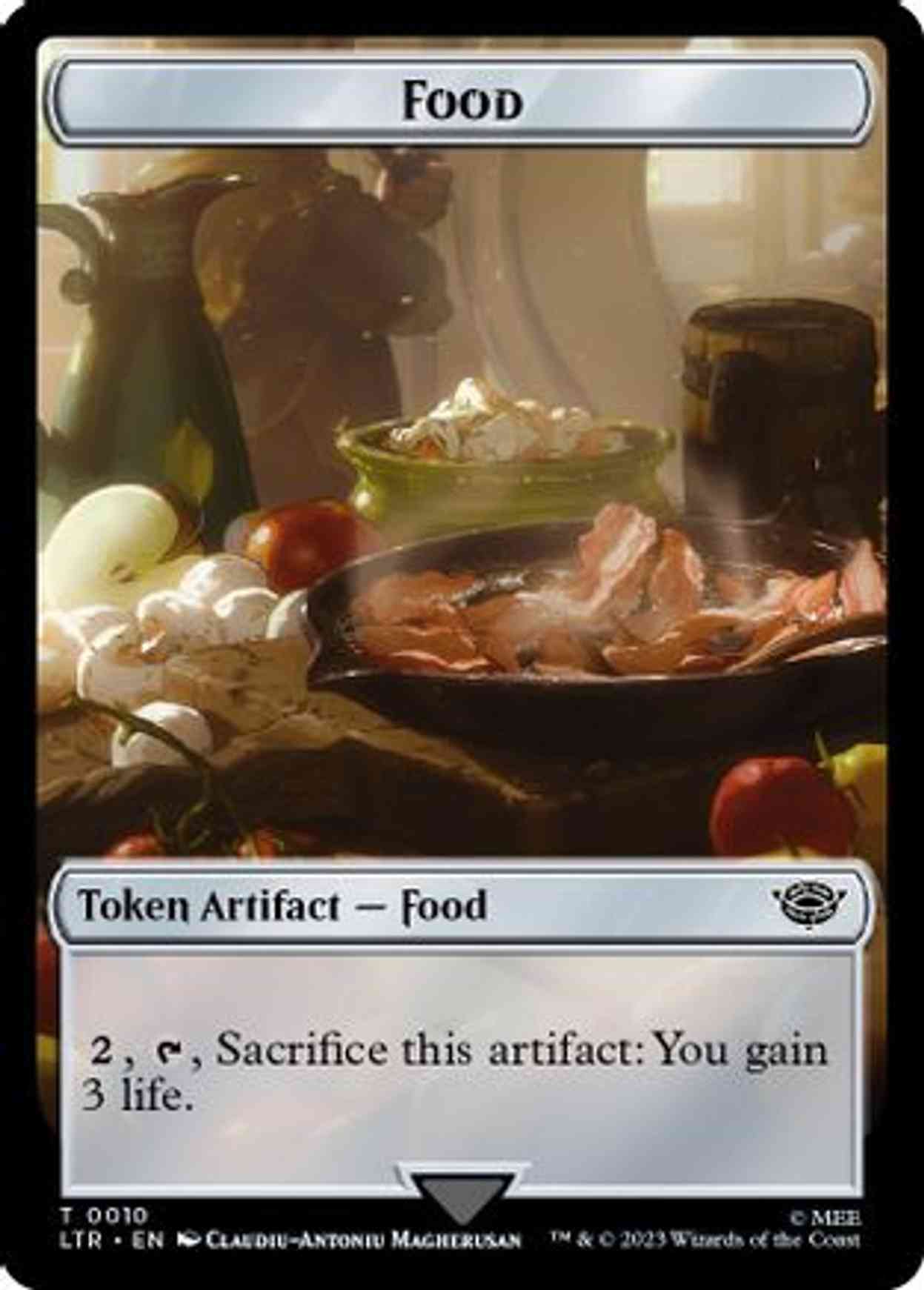 Food Token (0010) magic card front
