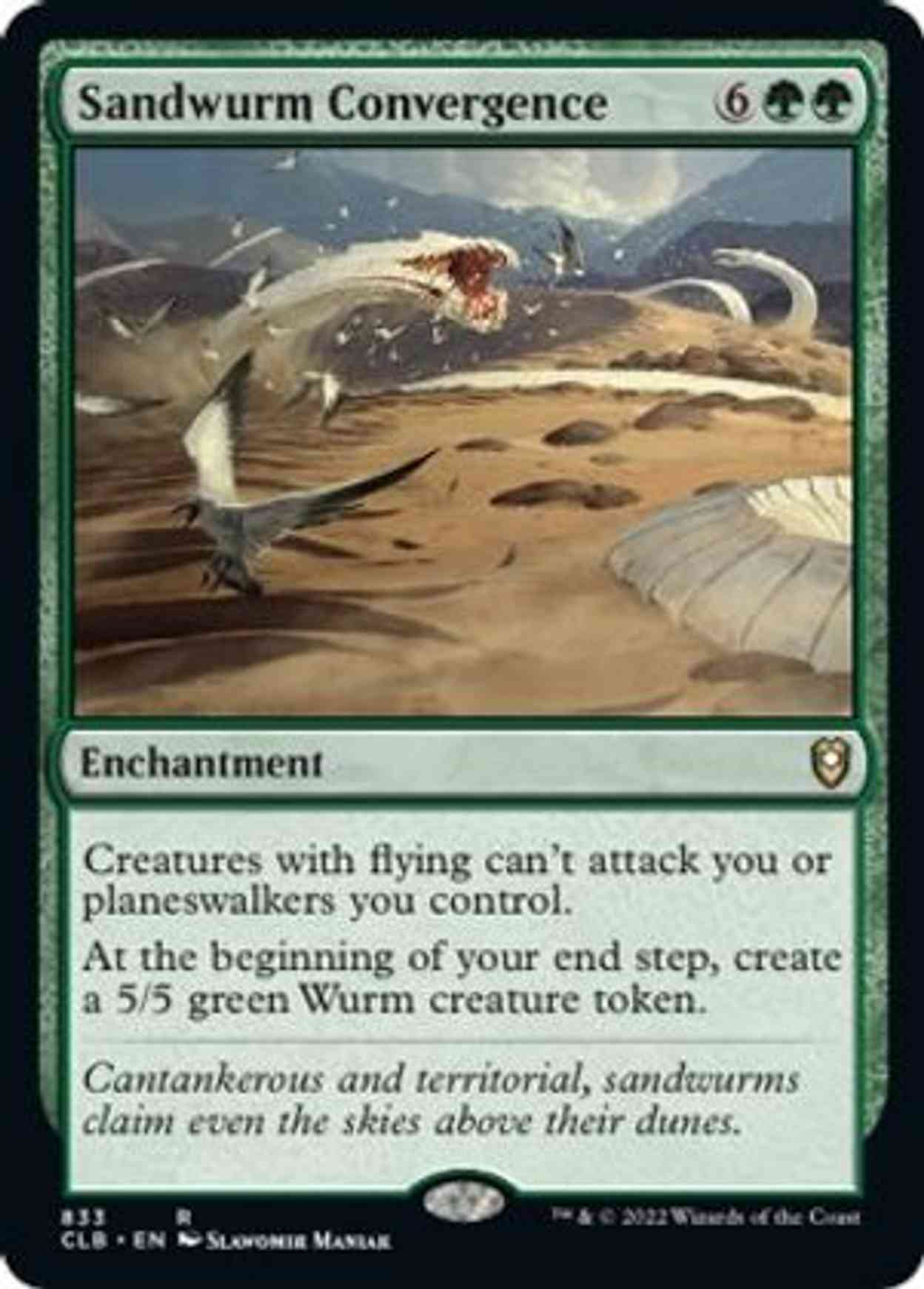 Sandwurm Convergence magic card front