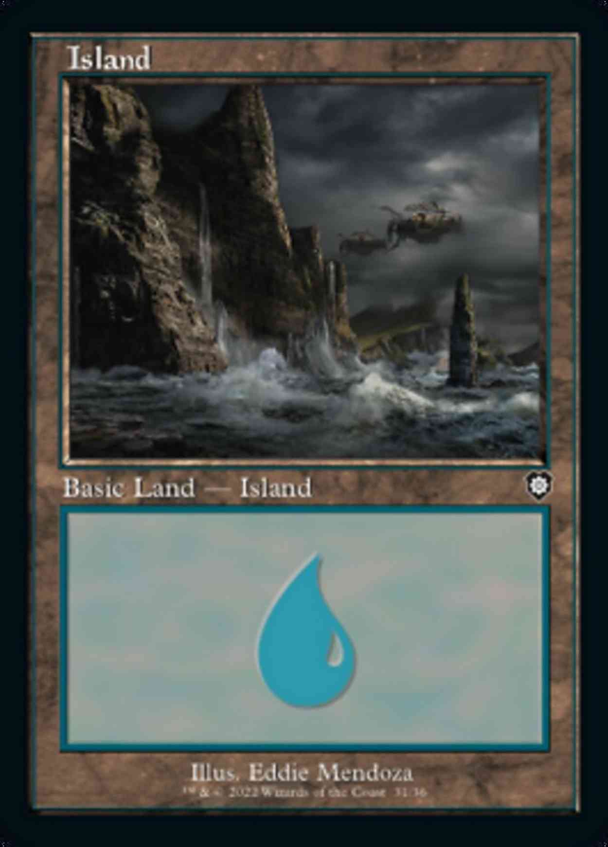 Island (31) magic card front