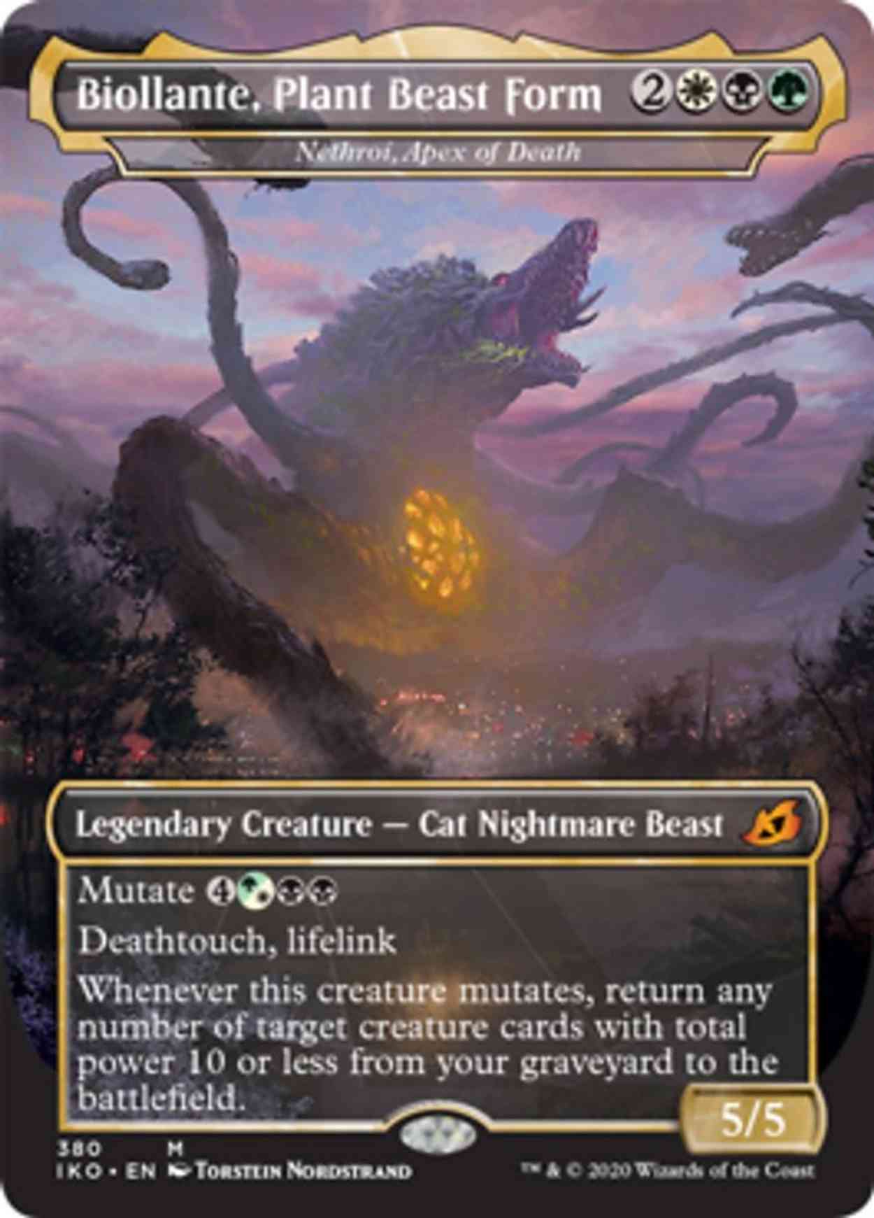 Biollante, Plant Beast Form - Nethroi, Apex of Death magic card front