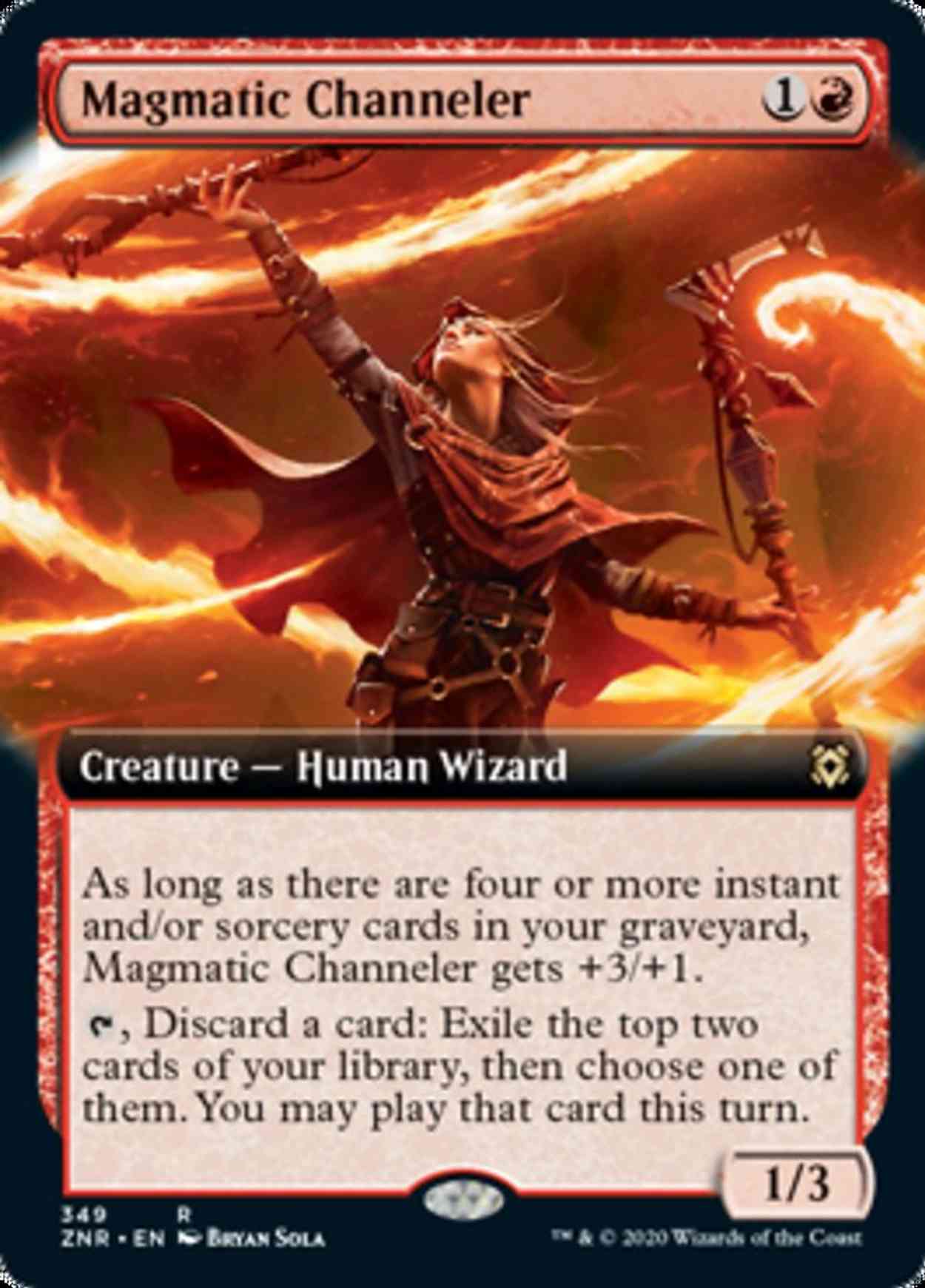 Magmatic Channeler (Extended Art) magic card front