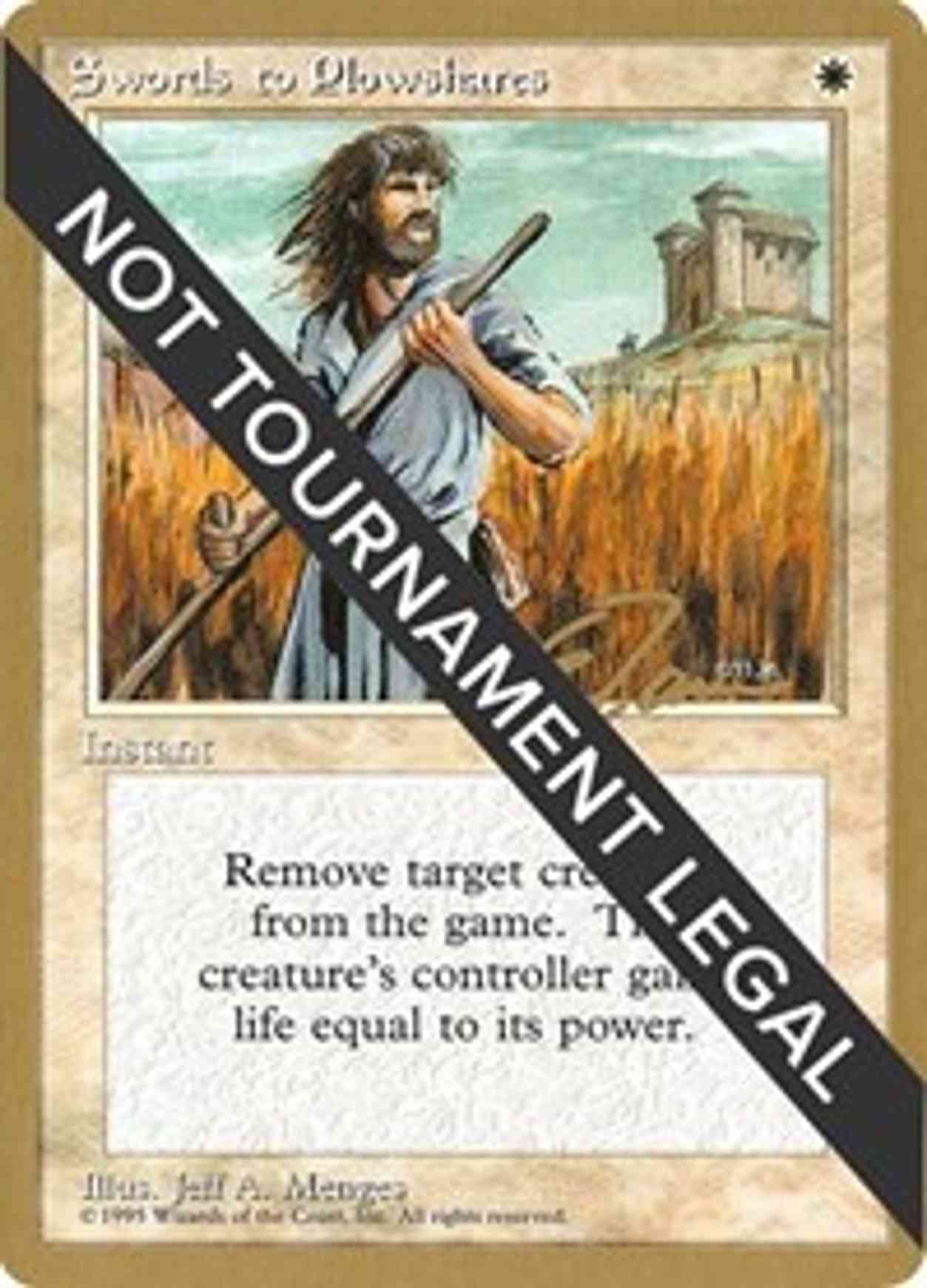 Swords to Plowshares - 1996 Michael Loconto (4ED) magic card front