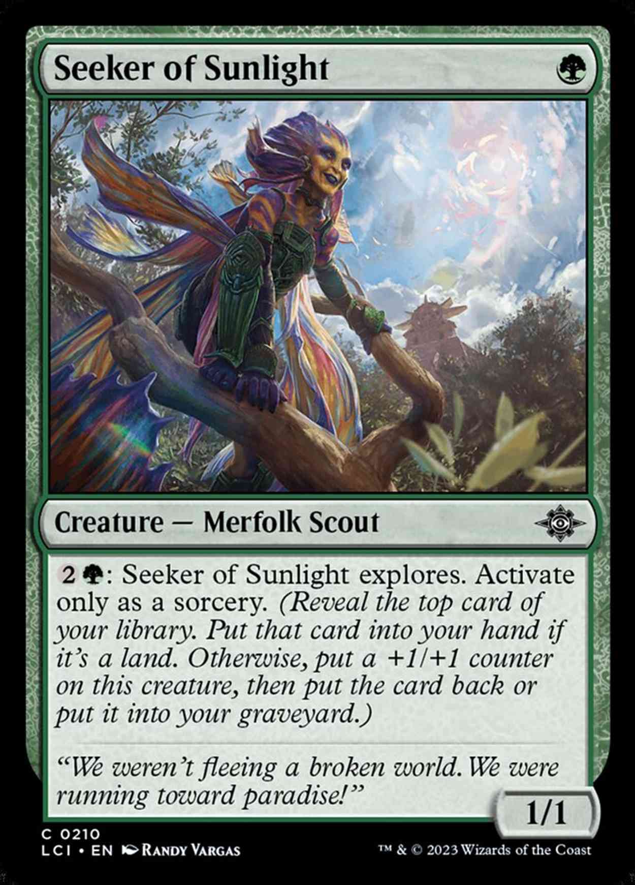 Seeker of Sunlight magic card front