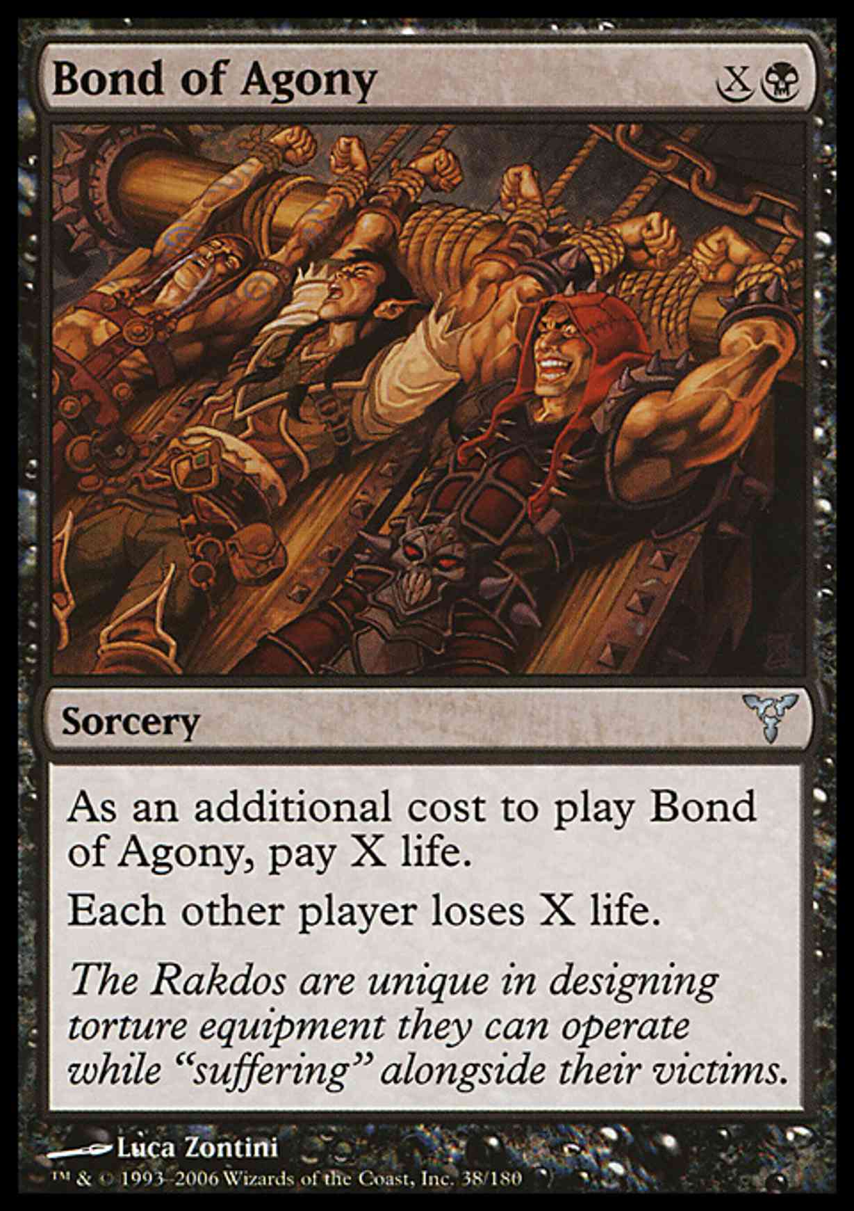 Bond of Agony magic card front