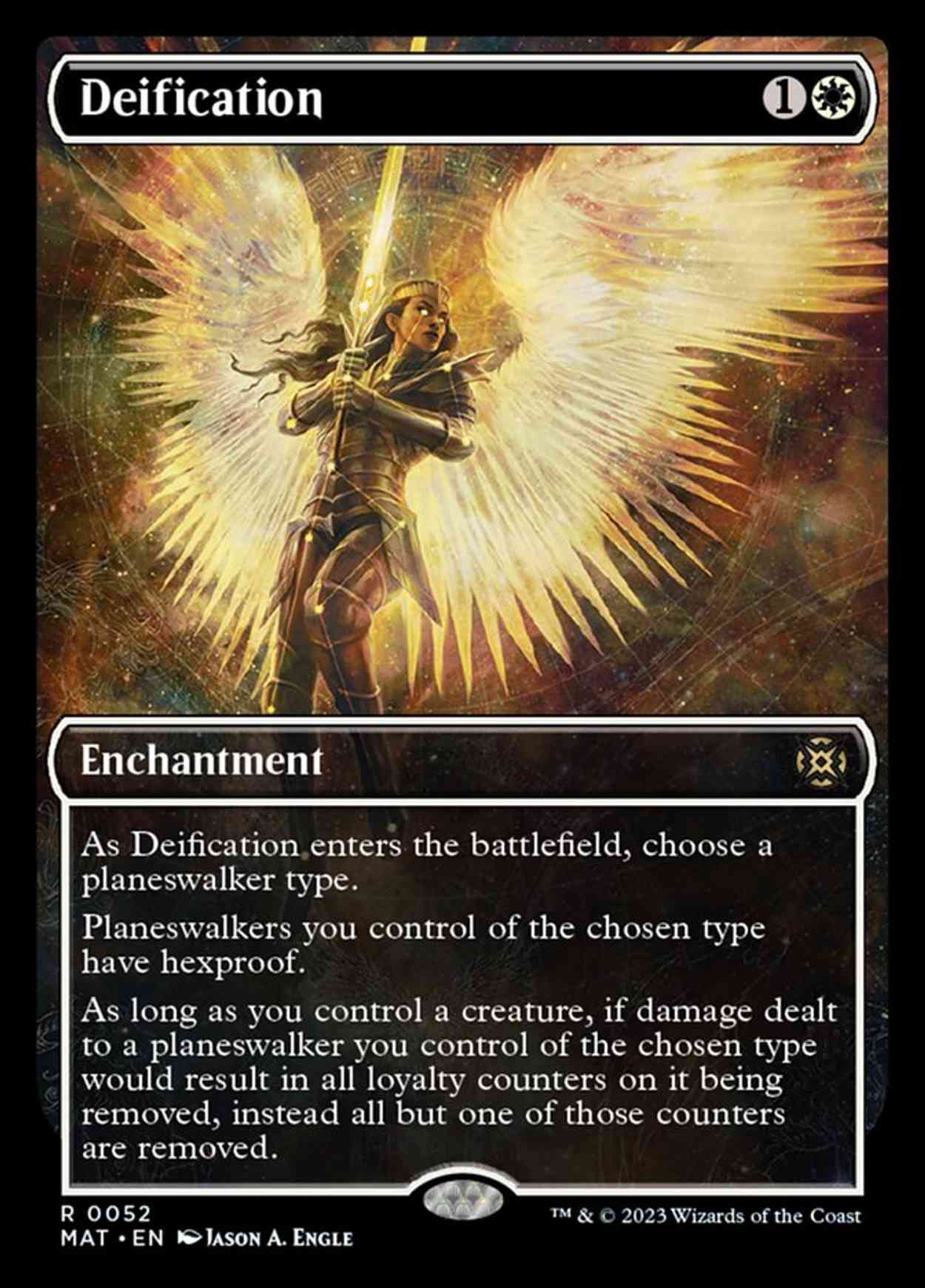 Deification (Showcase) magic card front
