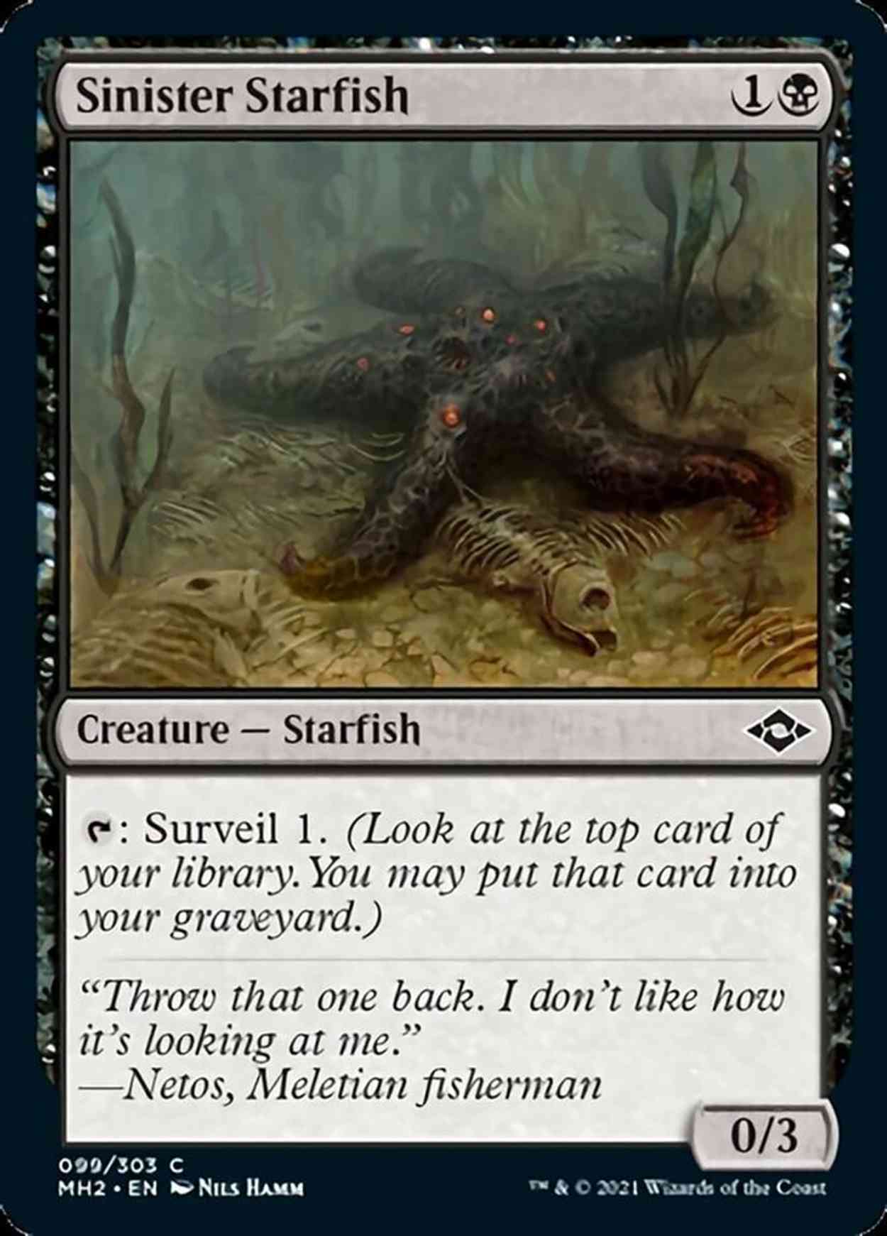 Sinister Starfish magic card front