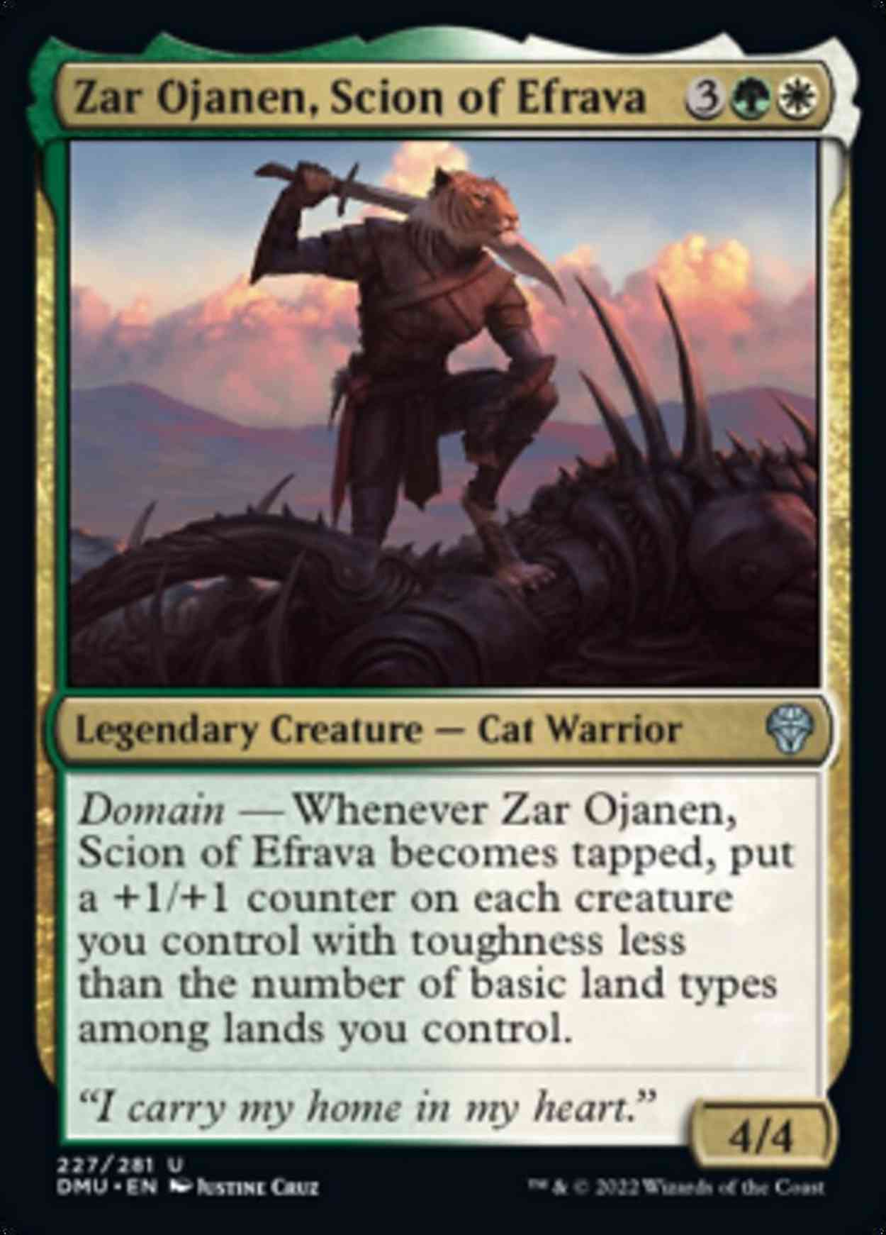 Zar Ojanen, Scion of Efrava magic card front