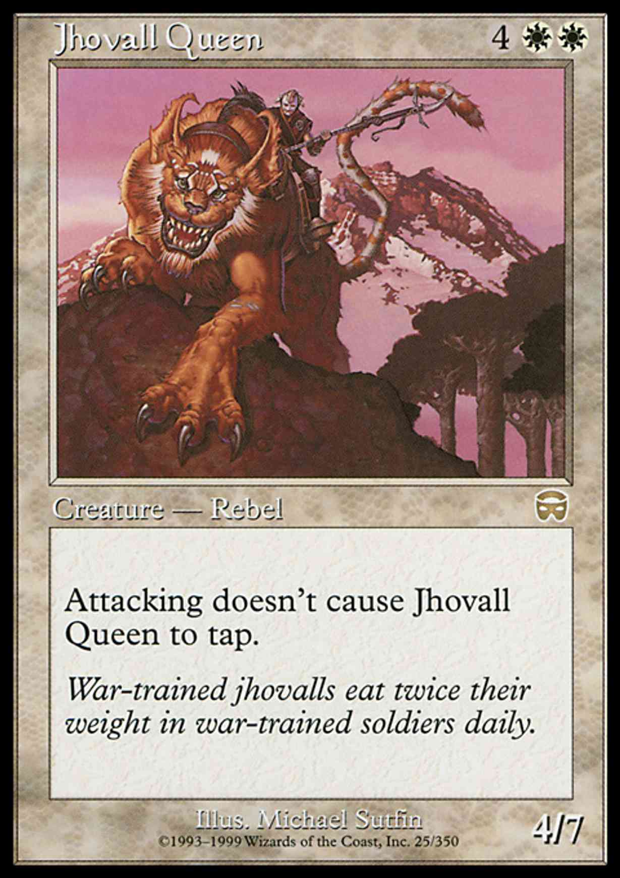 Jhovall Queen magic card front