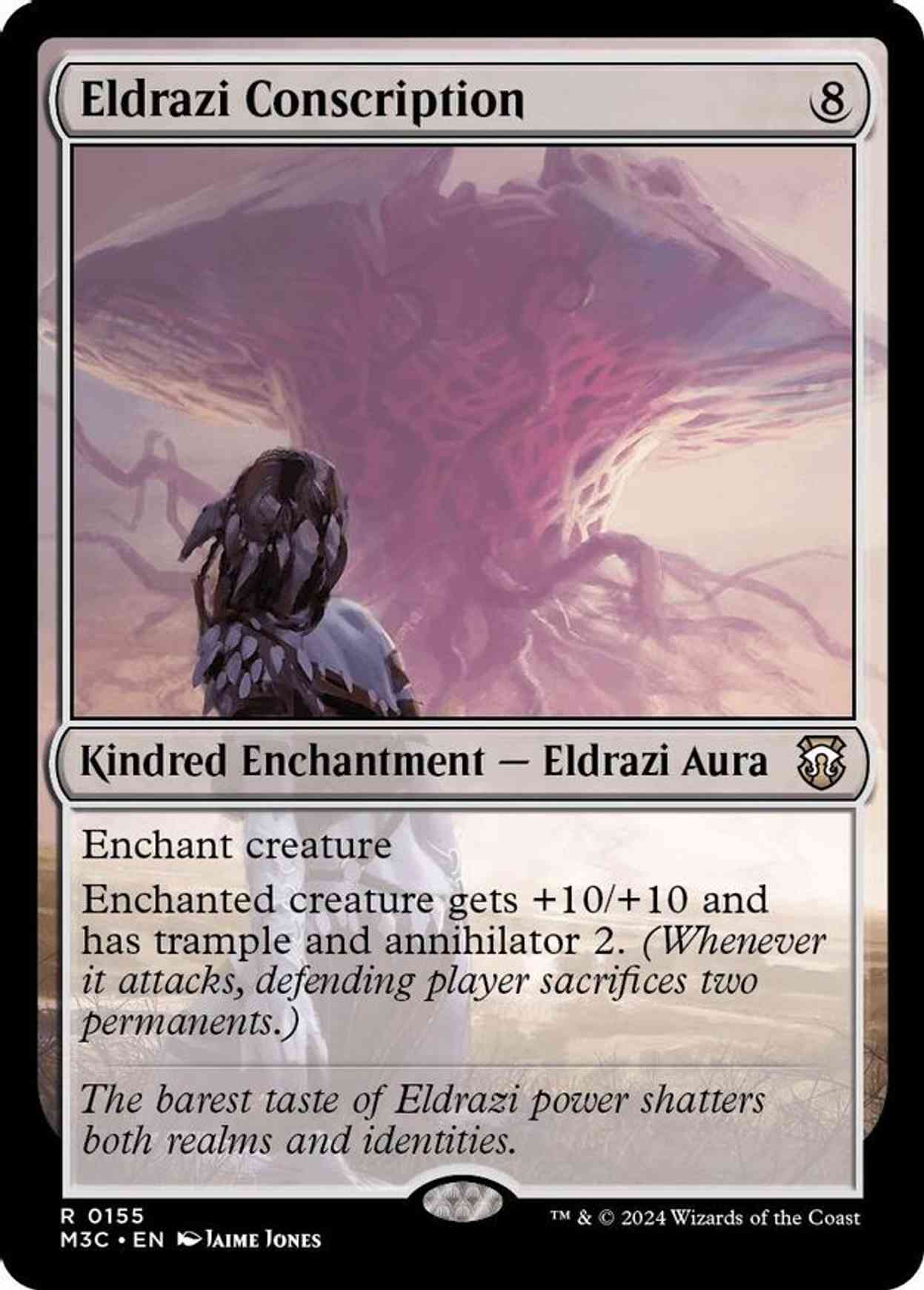 Eldrazi Conscription (Ripple Foil) magic card front