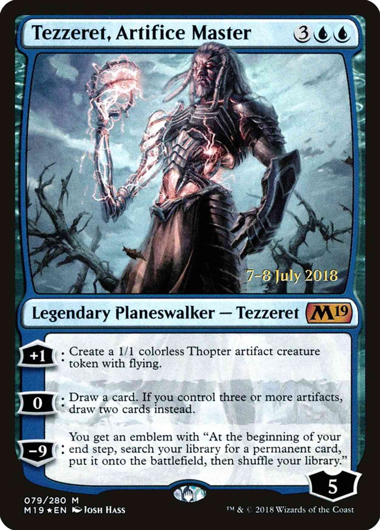Tezzeret, Artifice Master magic card front
