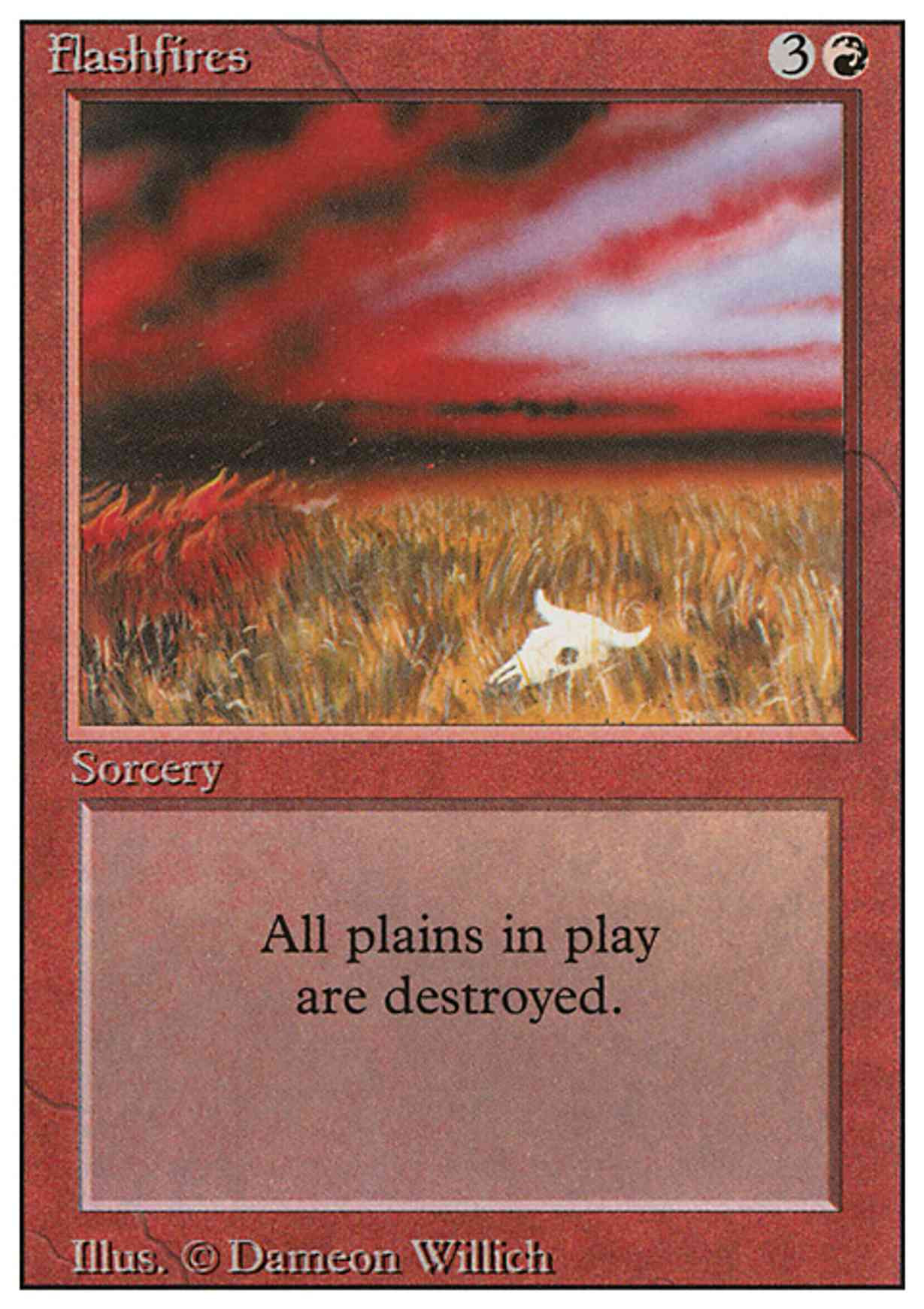 Flashfires magic card front