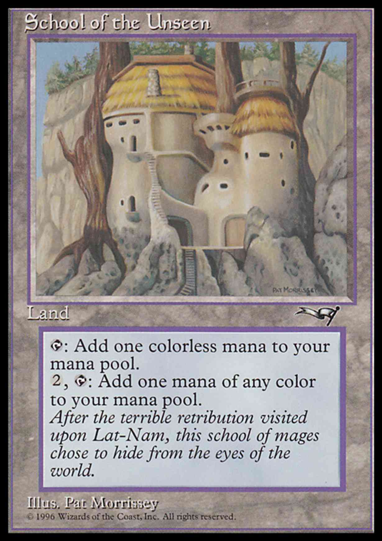 School of the Unseen magic card front