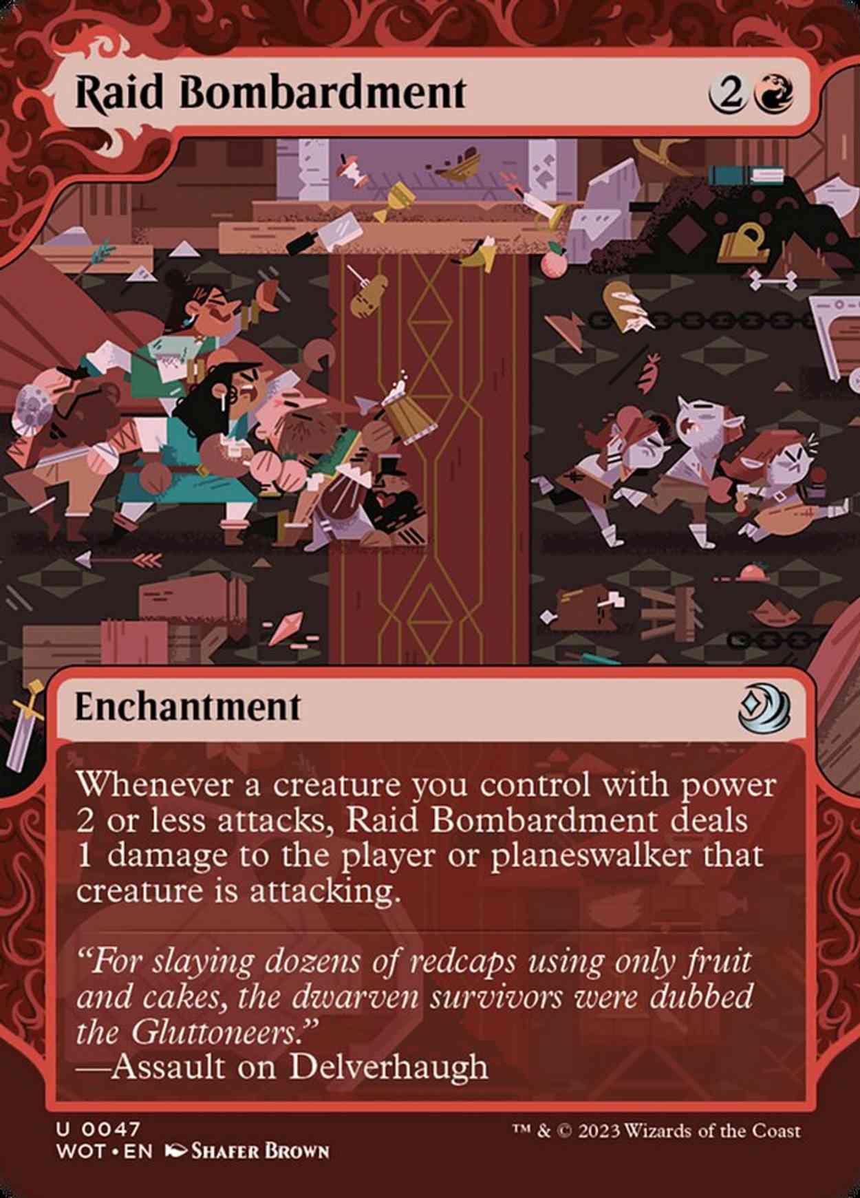 Raid Bombardment magic card front