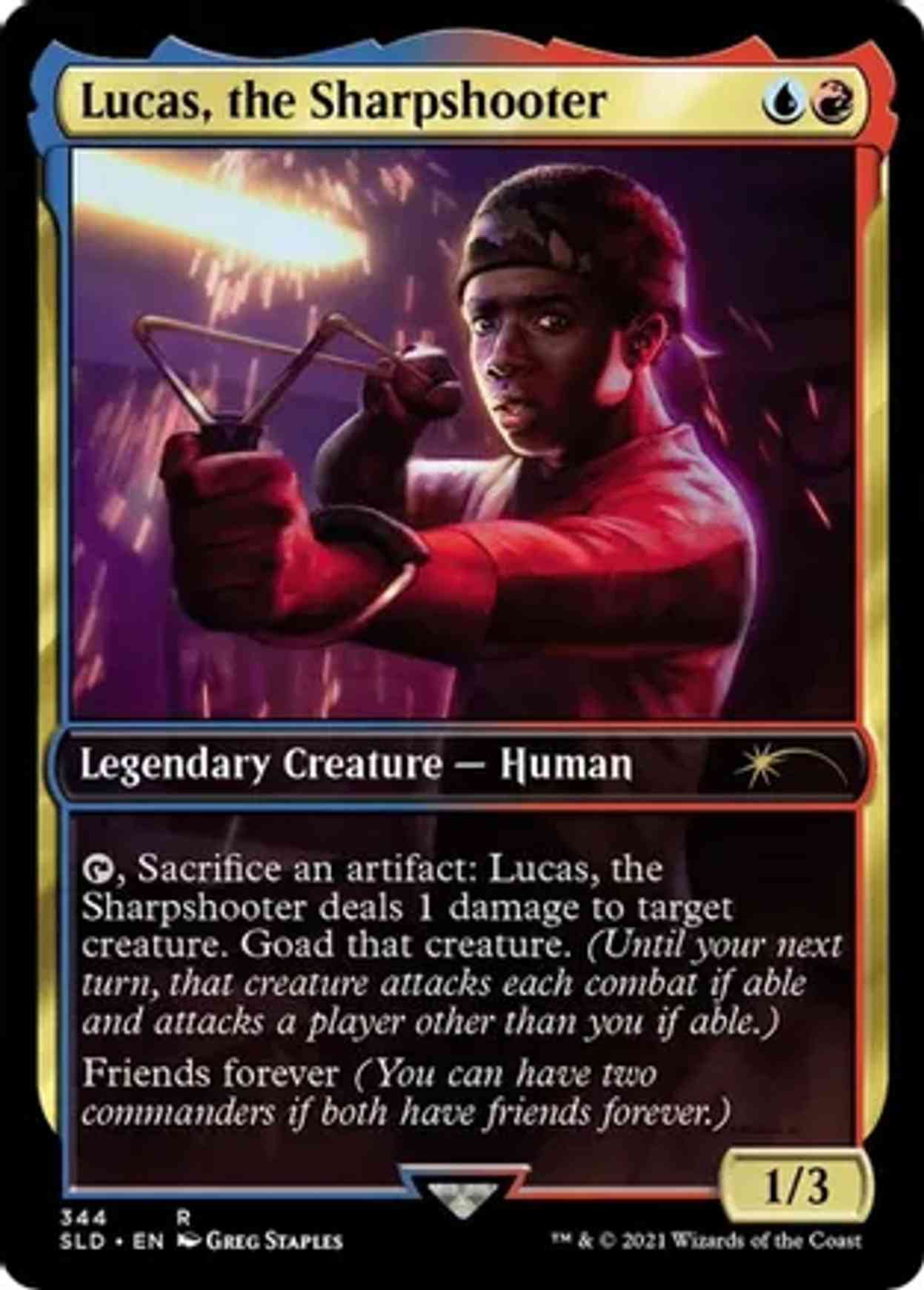 Lucas, the Sharpshooter magic card front