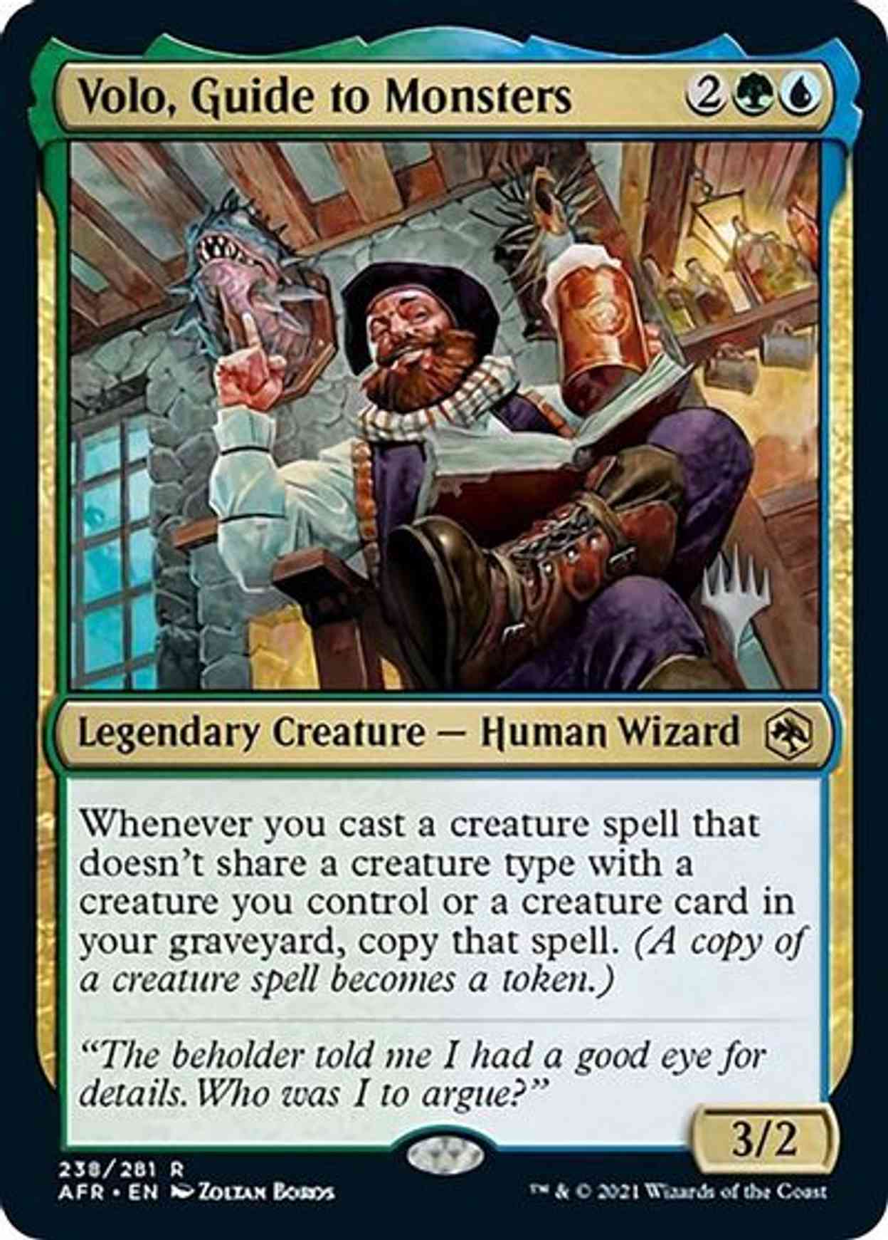 Volo, Guide to Monsters magic card front