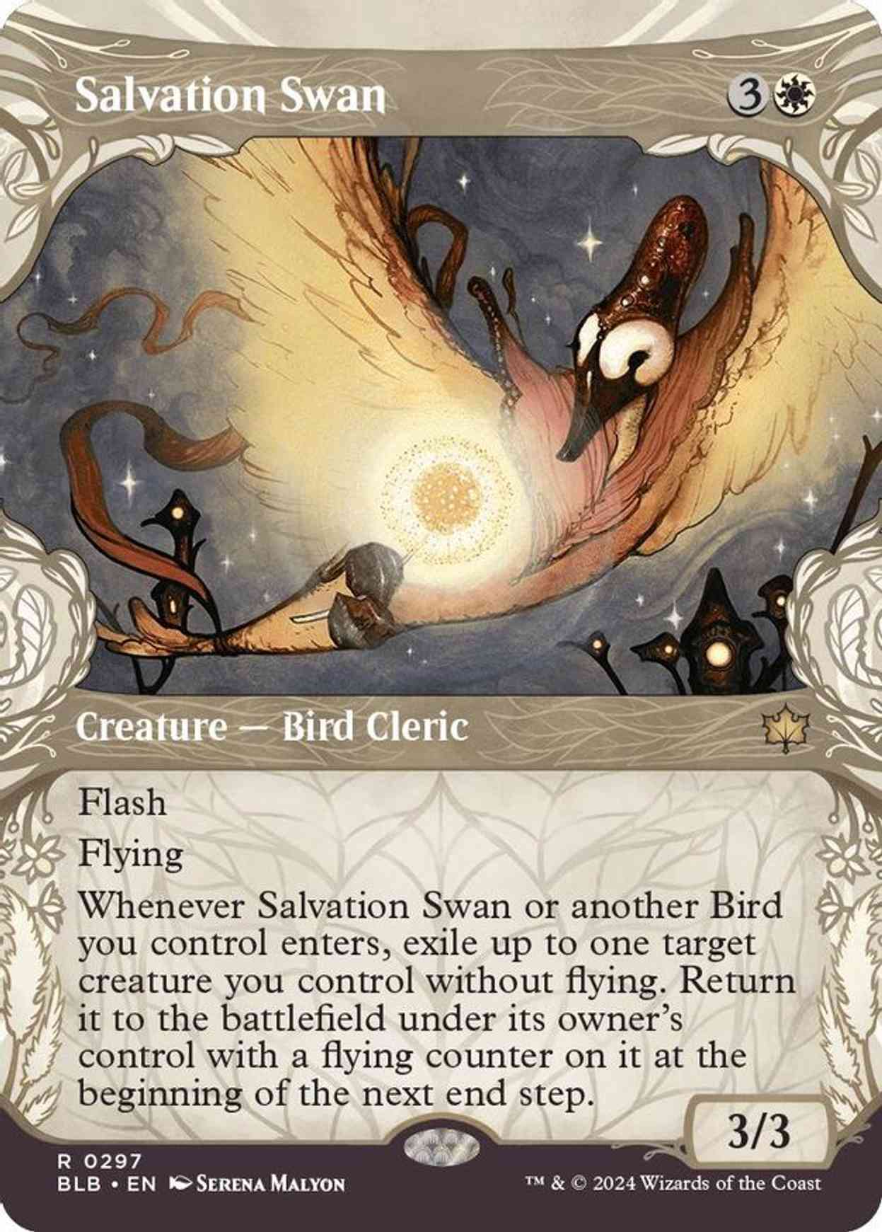 Salvation Swan (Showcase) magic card front