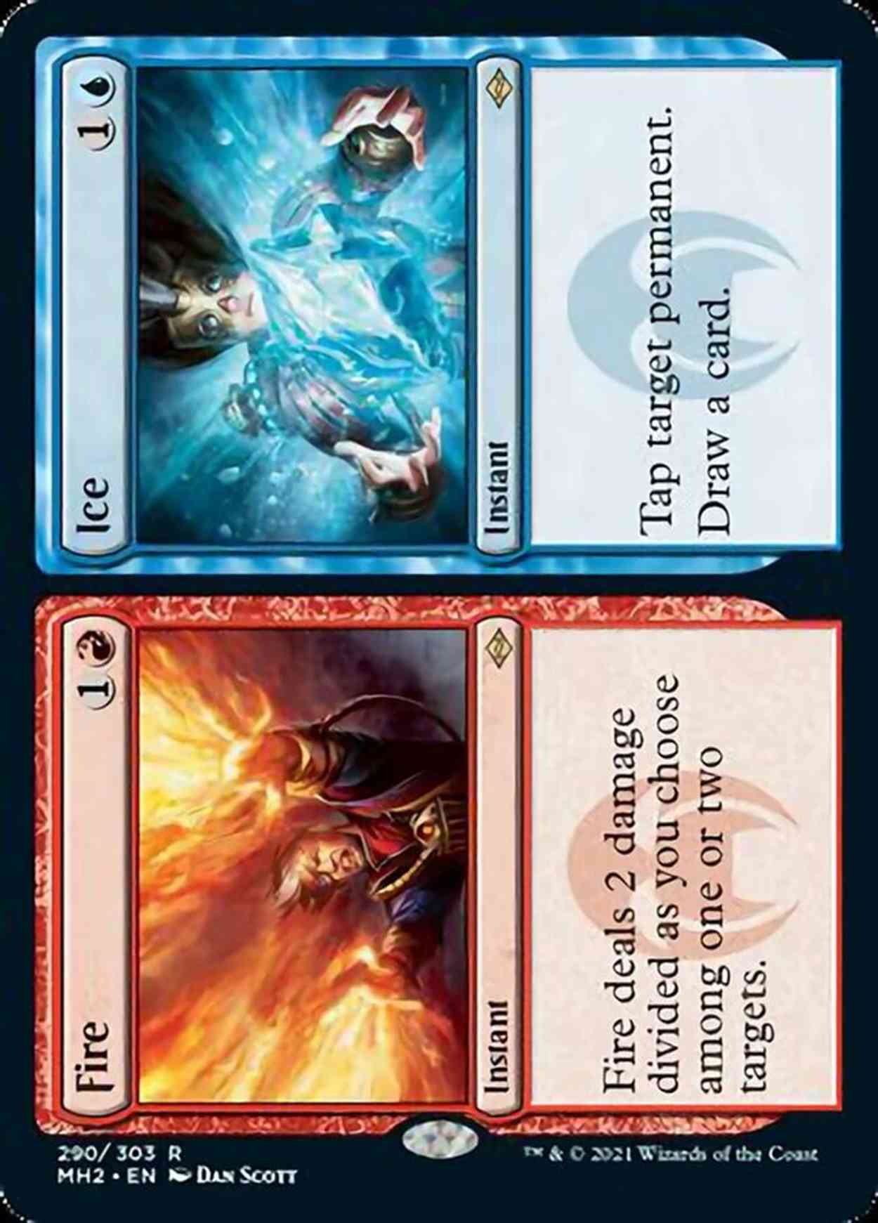 Fire // Ice magic card front