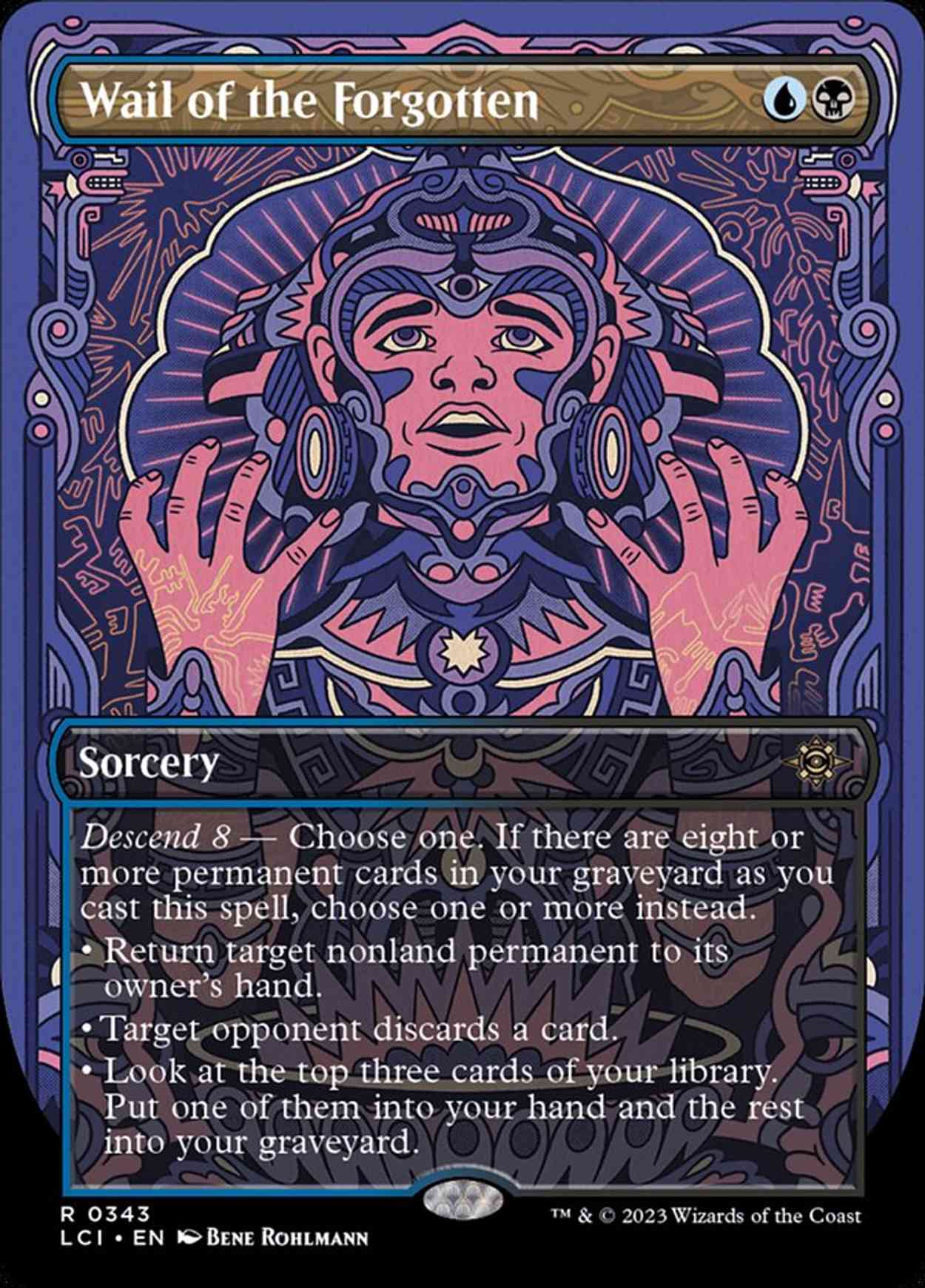 Wail of the Forgotten (Borderless) magic card front